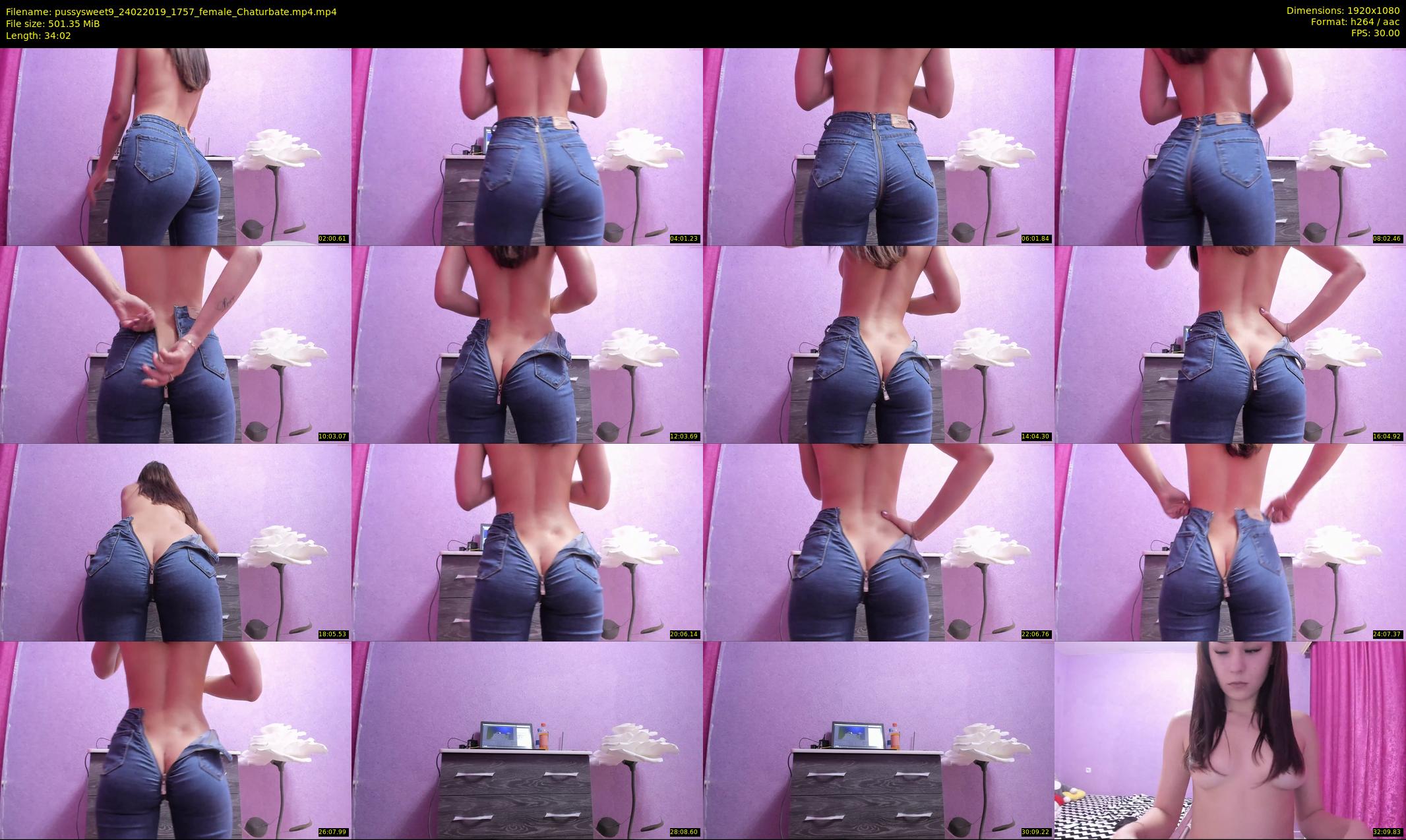 pussysweet9 — 35 minute Chaturbate female cam show recording, 1080p, Feb 24, 2019