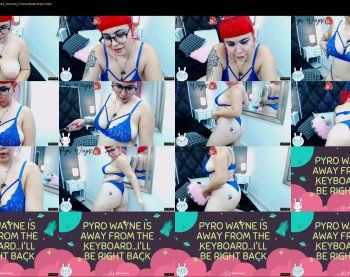 pyrowayne — 34 minute Chaturbate female cam show recording, 720p, Feb 24, 2019