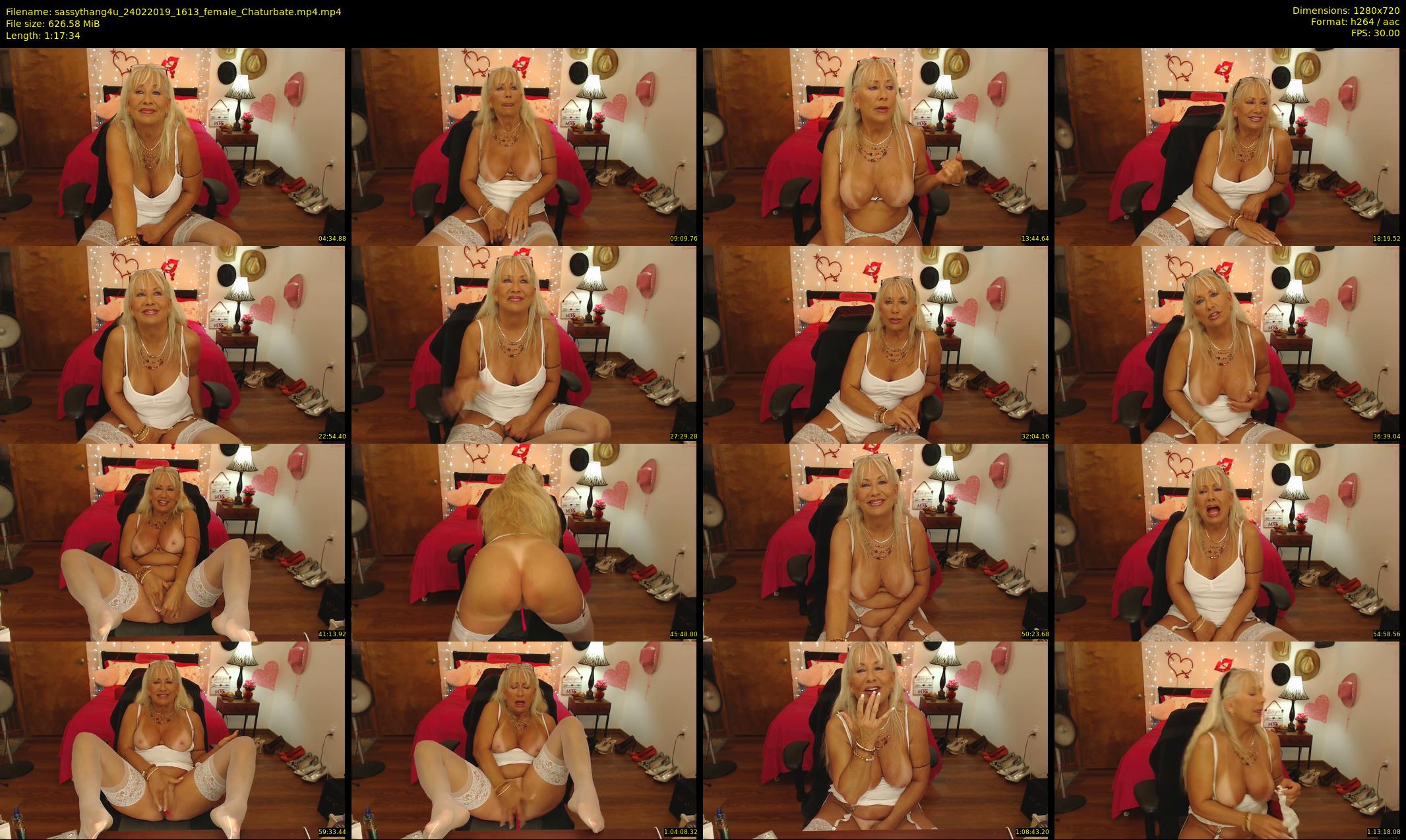 sassythang4u — 78 minute Chaturbate female cam show recording, 720p, Feb 24, 2019