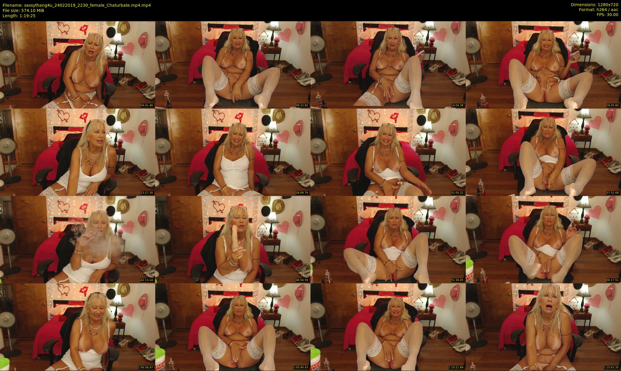 sassythang4u — 80 minute Chaturbate female cam show recording, 720p, Feb 24, 2019