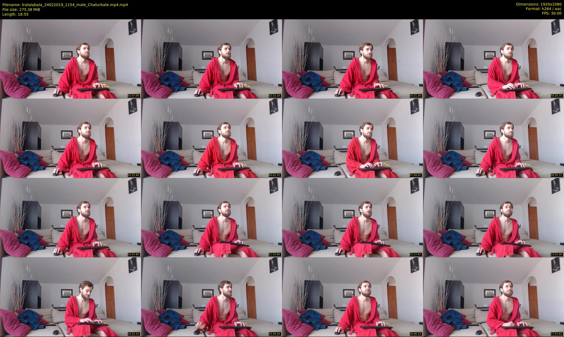 tralalabala — 19 minute Chaturbate male cam show recording, 1080p, Feb 24, 2019