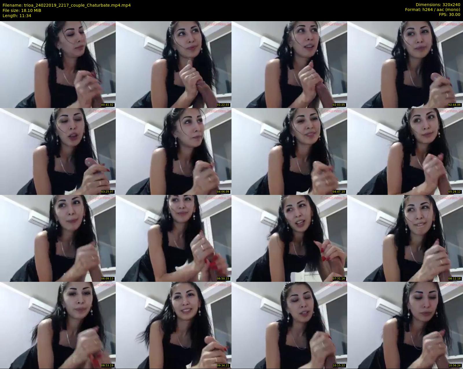 trioa — 12 minute Chaturbate couple cam show recording, SD, Feb 24, 2019