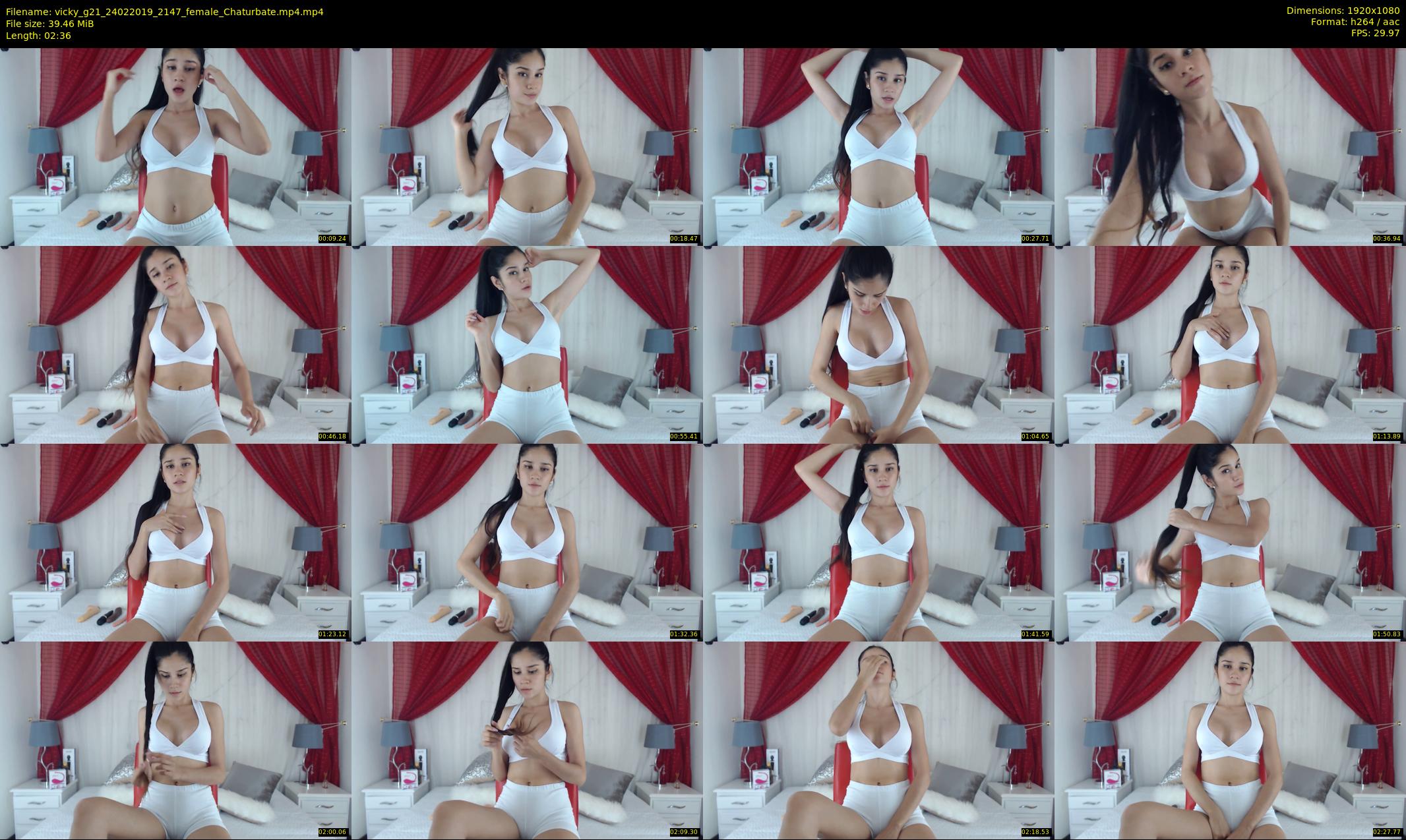 vicky_g21 — 3 minute Chaturbate female cam show recording, 1080p, Feb 24, 2019