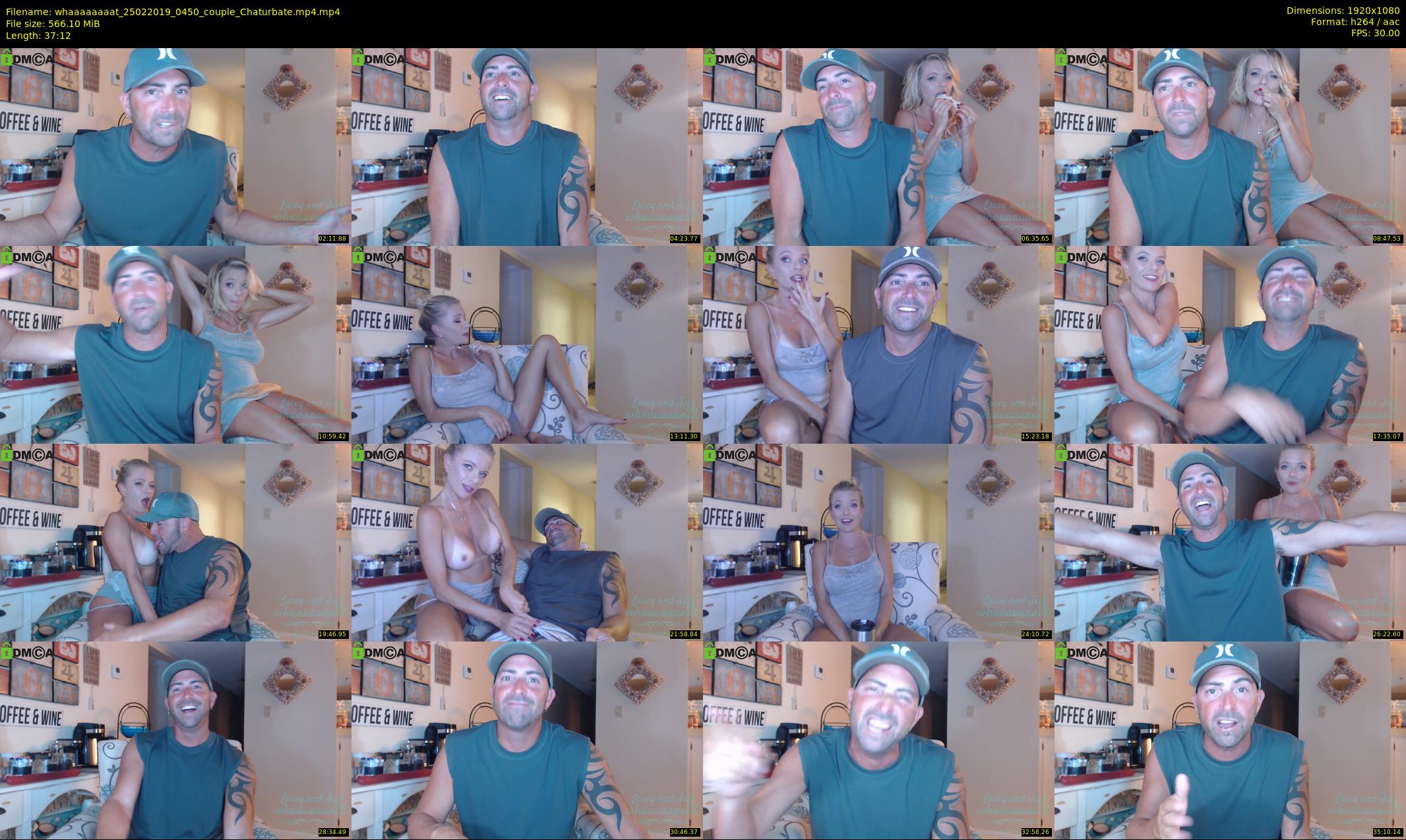 whaaaaaaaat — 38 minute Chaturbate couple cam show recording, 1080p, Feb 25, 2019