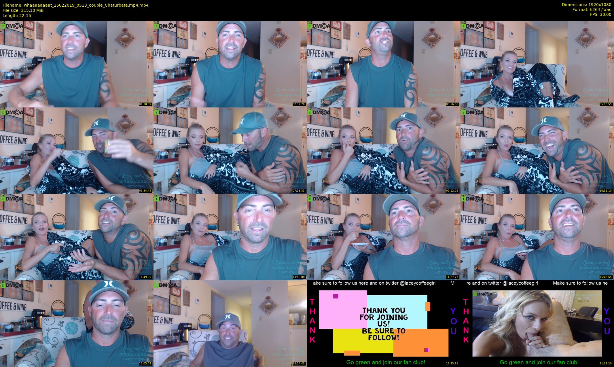 whaaaaaaaat — 23 minute Chaturbate couple cam show recording, 1080p, Feb 25, 2019
