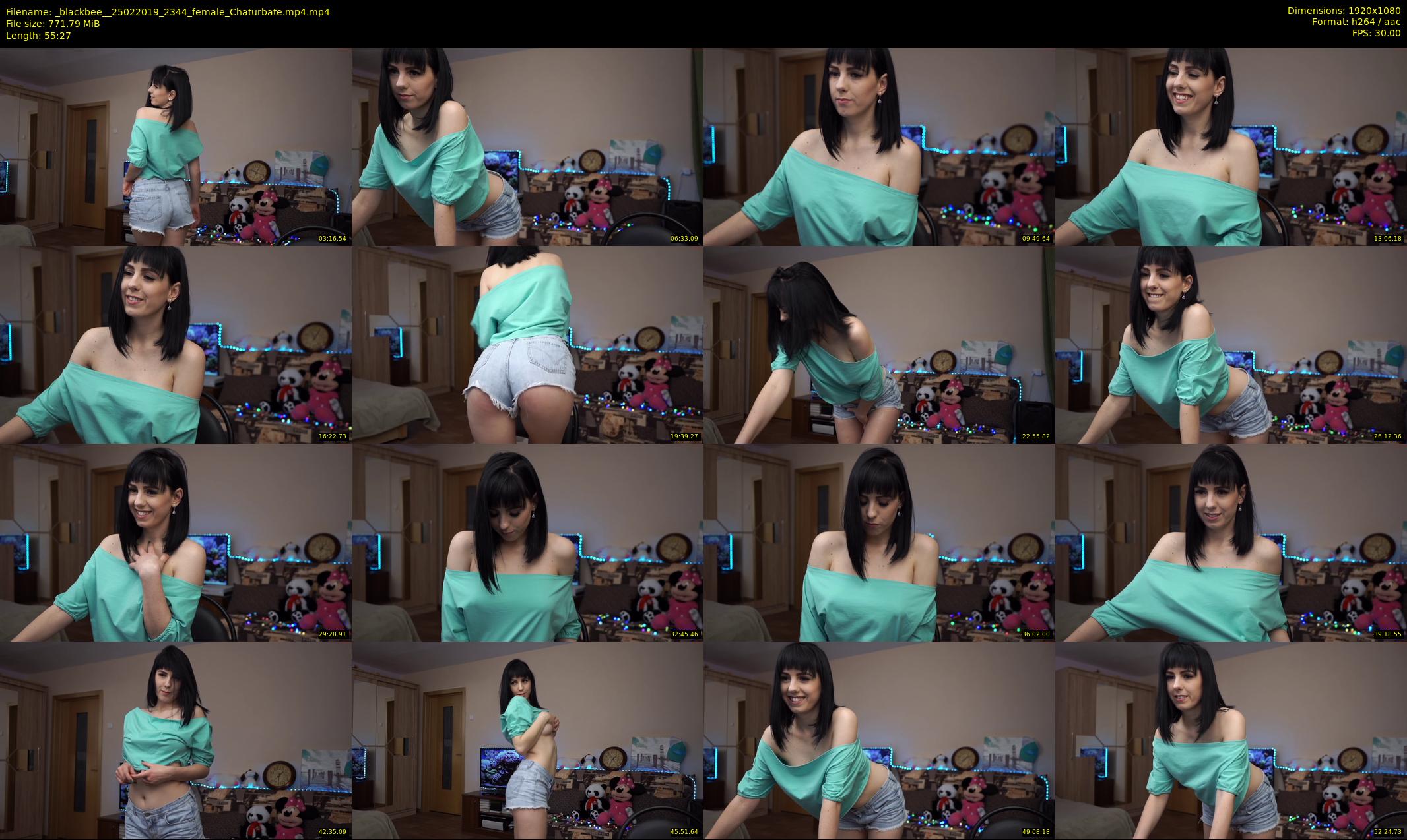 _blackbee_ — 56 minute Chaturbate female cam show recording, 1080p, Feb 25, 2019
