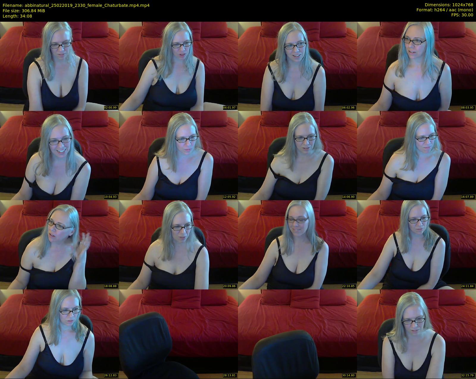abbinatural — 35 minute Chaturbate female cam show recording, 720p, Feb 25, 2019