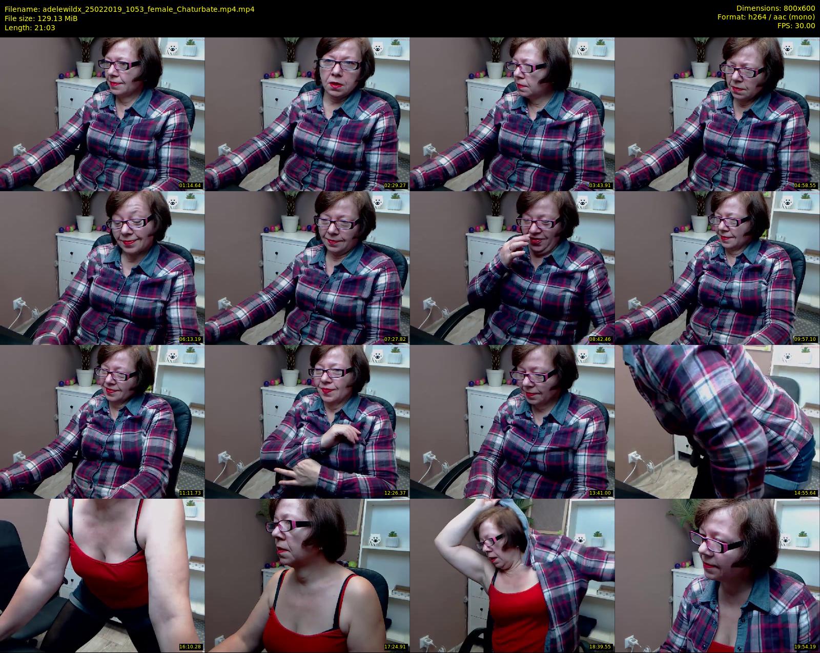 adelewildx — 22 minute Chaturbate female cam show recording, 480p, Feb 25, 2019
