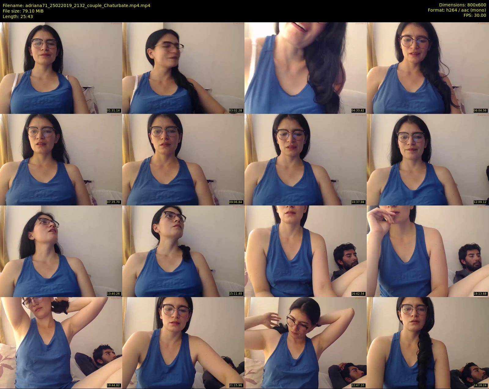adriana71 — 26 minute Chaturbate couple cam show recording, 480p, Feb 25, 2019