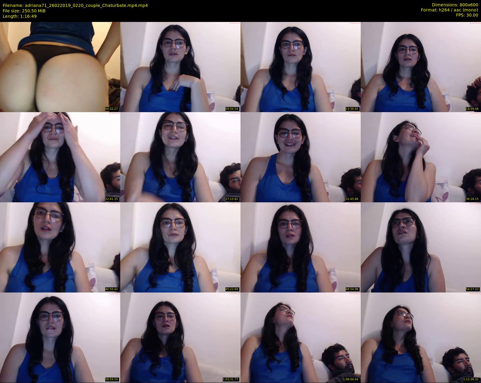 adriana71 — 77 minute Chaturbate couple cam show recording, 480p, Feb 26, 2019