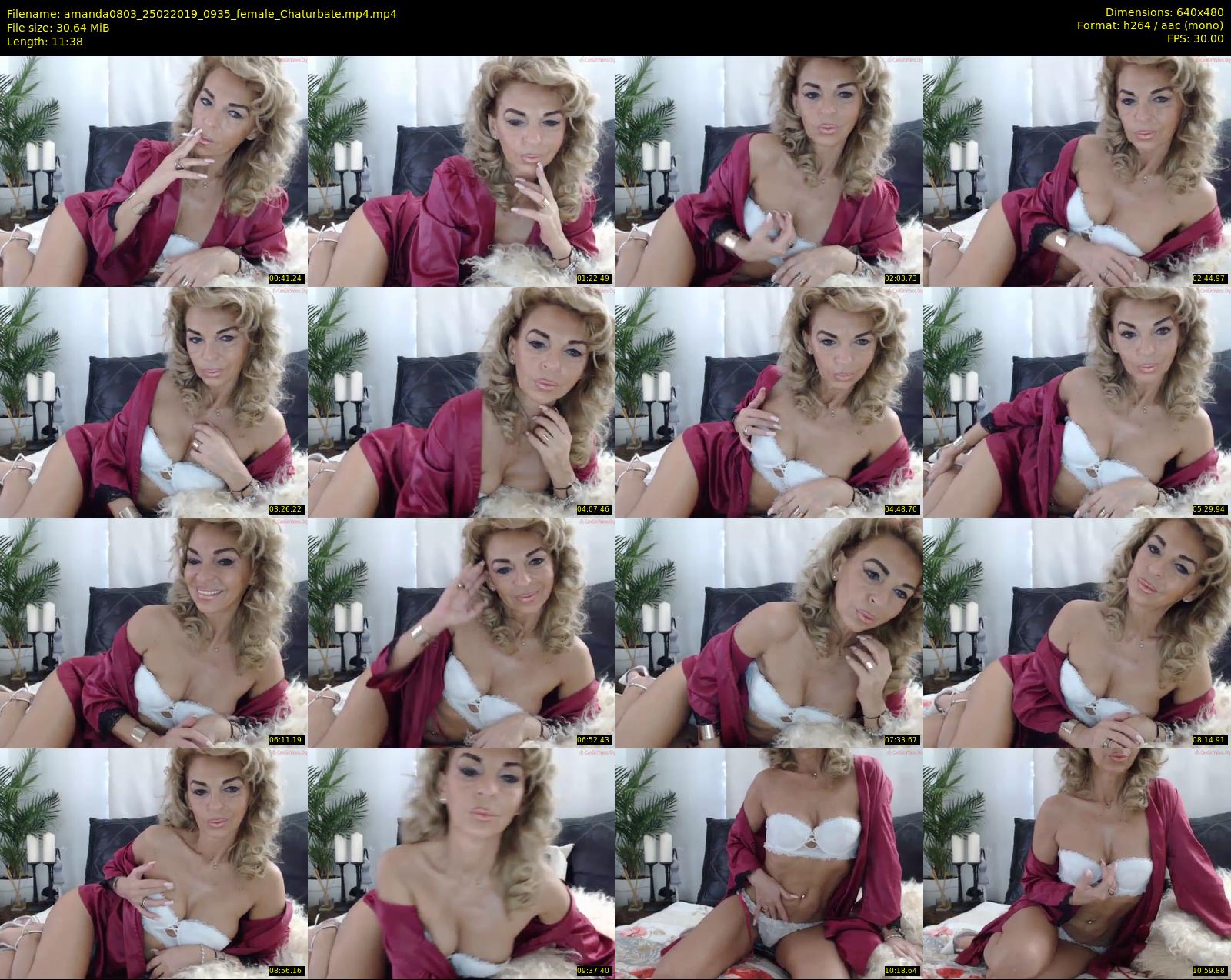 amanda0803 — 12 minute Chaturbate female cam show recording, 480p, Feb 25, 2019