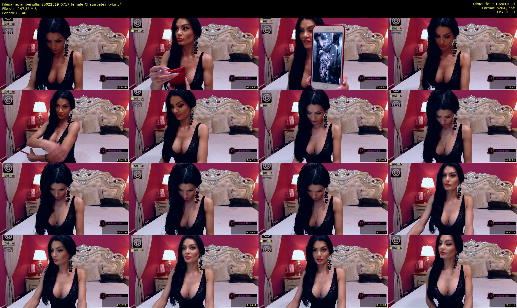 amberwillis — 10 minute Chaturbate female cam show recording, 1080p, Feb 25, 2019