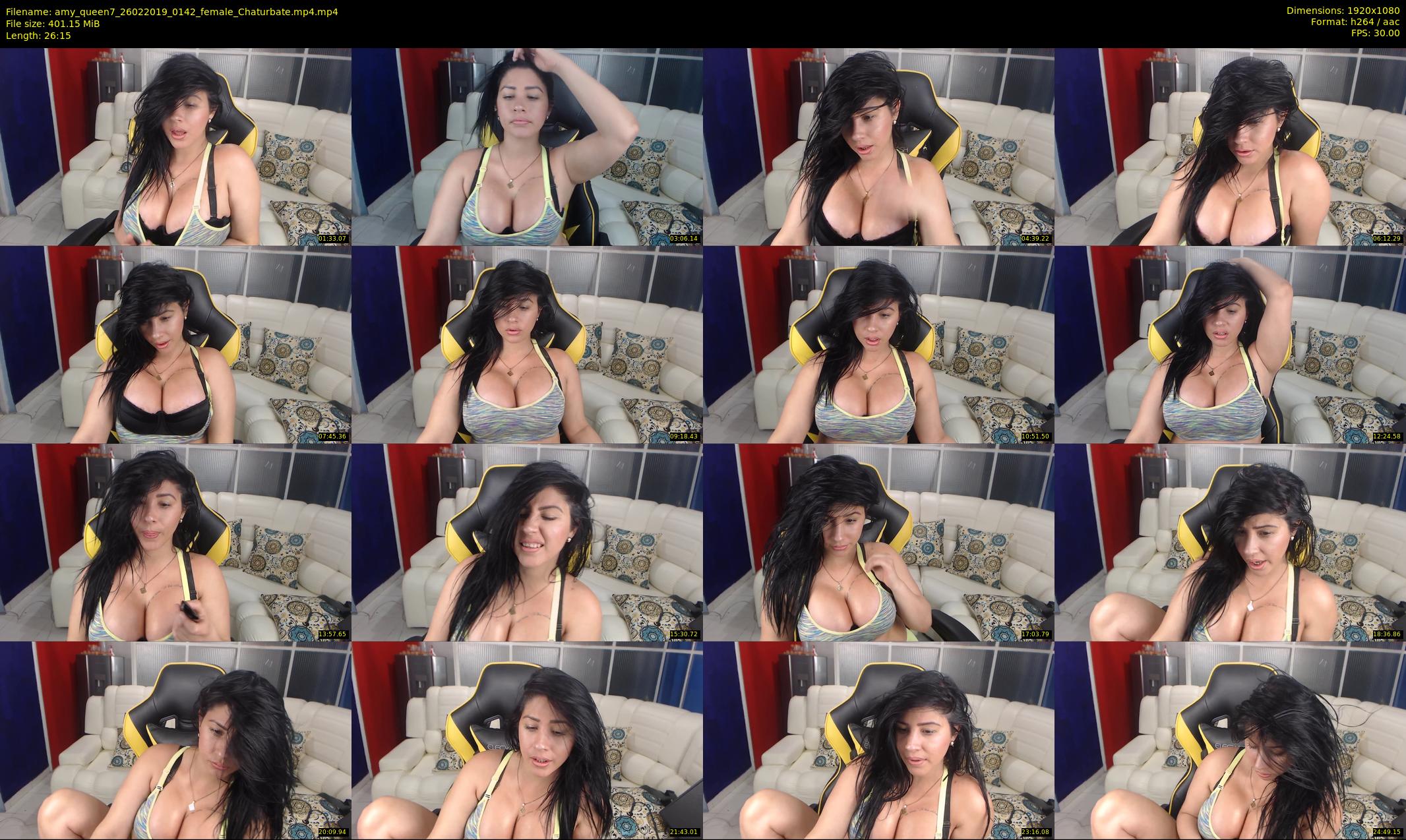 amy_queen7 — 27 minute Chaturbate female cam show recording, 1080p, Feb 26, 2019