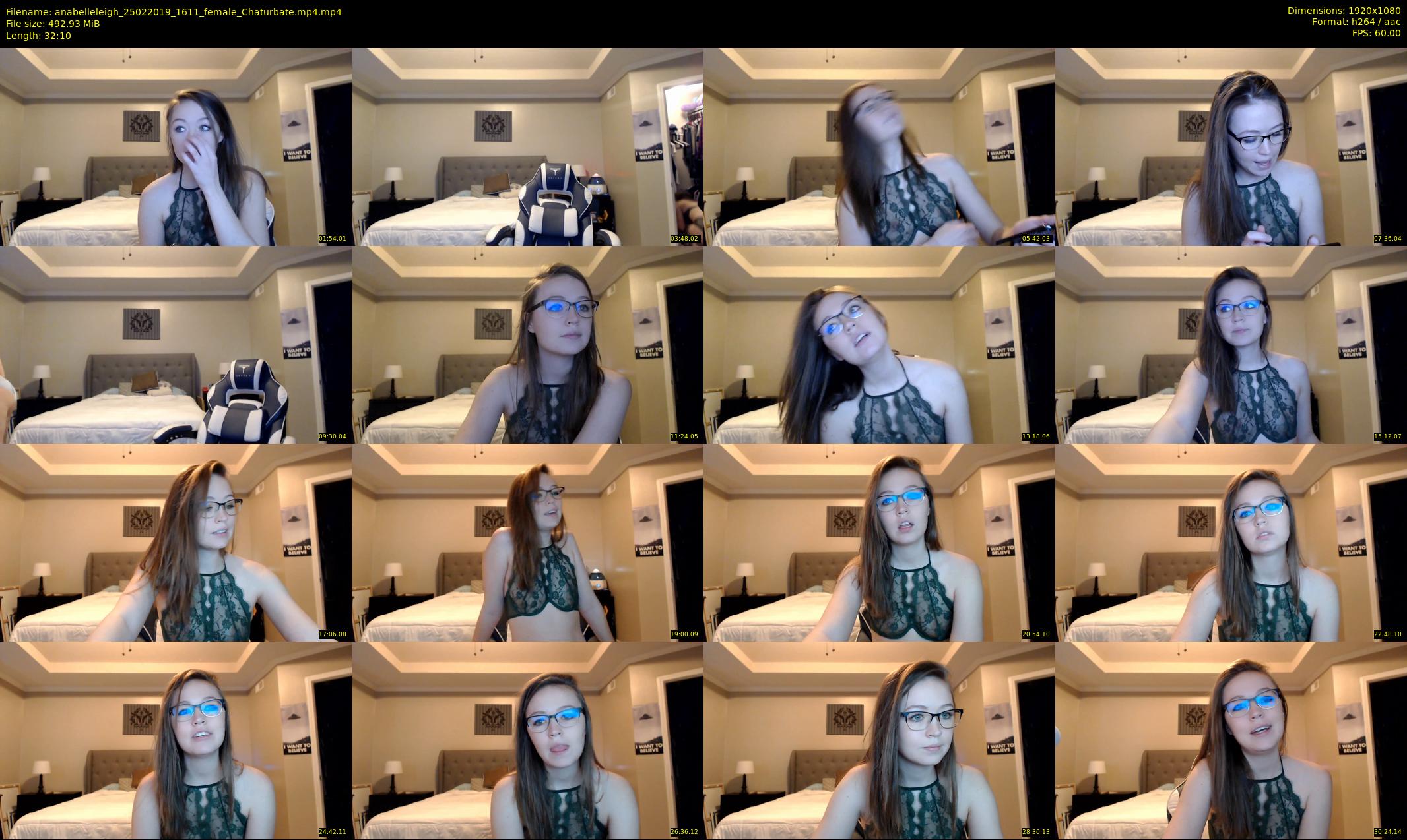 anabelleleigh — 33 minute Chaturbate female cam show recording, 1080p, Feb 25, 2019