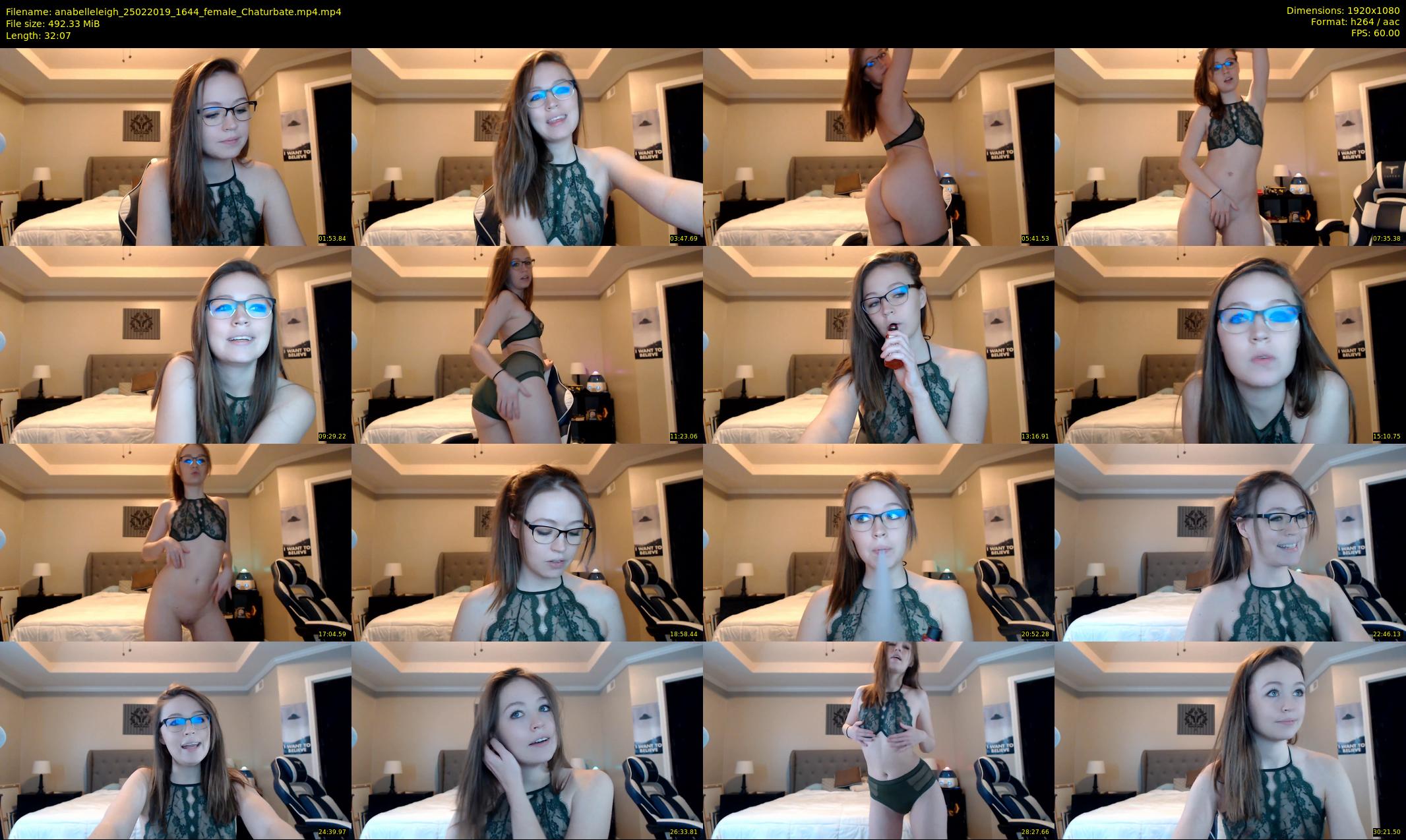 anabelleleigh — 33 minute Chaturbate female cam show recording, 1080p, Feb 25, 2019