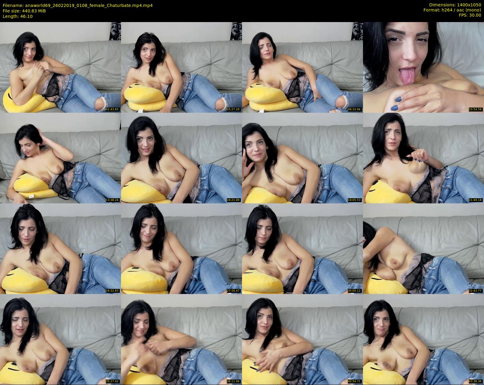 anaworld69 — 47 minute Chaturbate female cam show recording, 720p, Feb 26, 2019