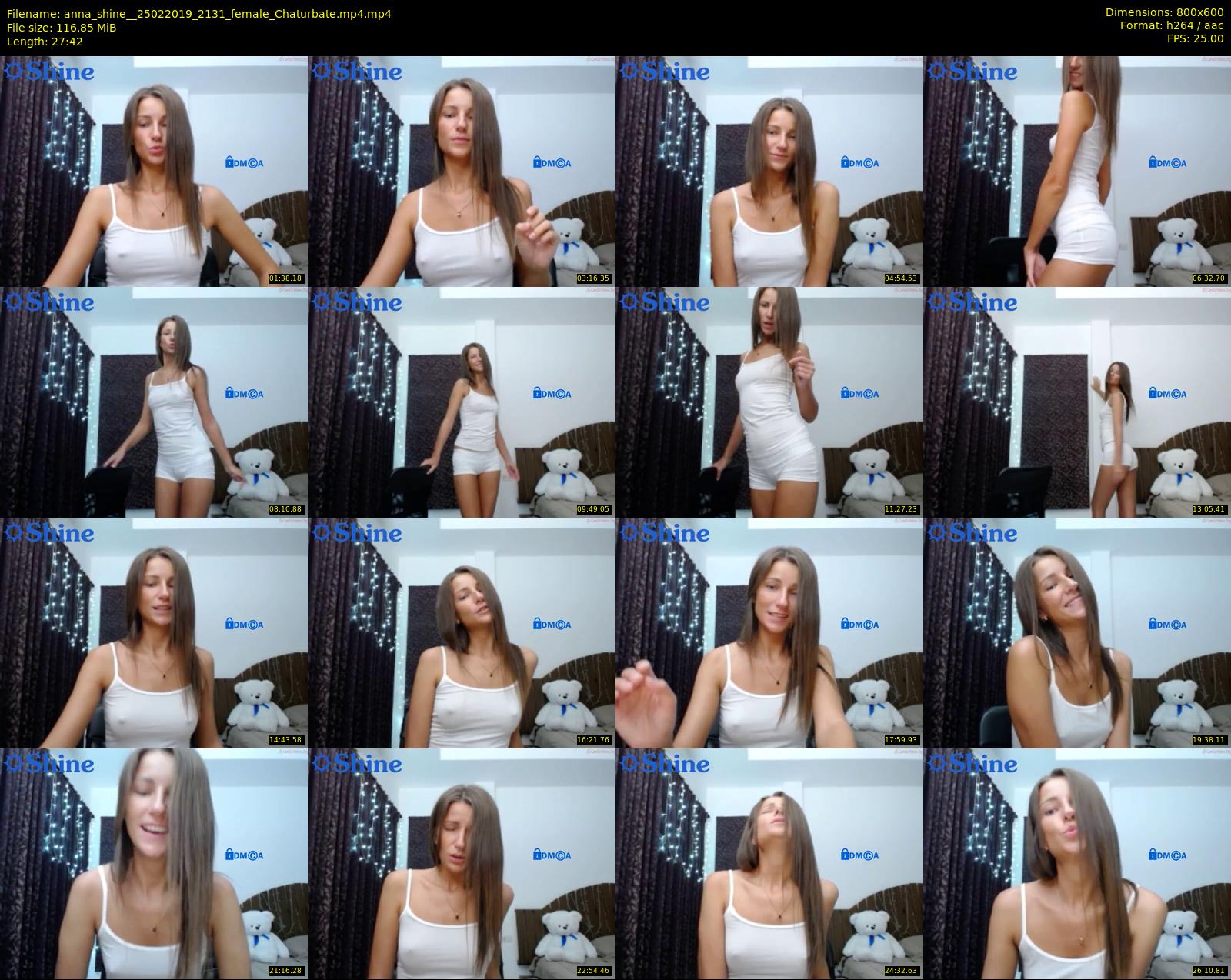 anna_shine_ — 28 minute Chaturbate female cam show recording, 480p, Feb 25, 2019