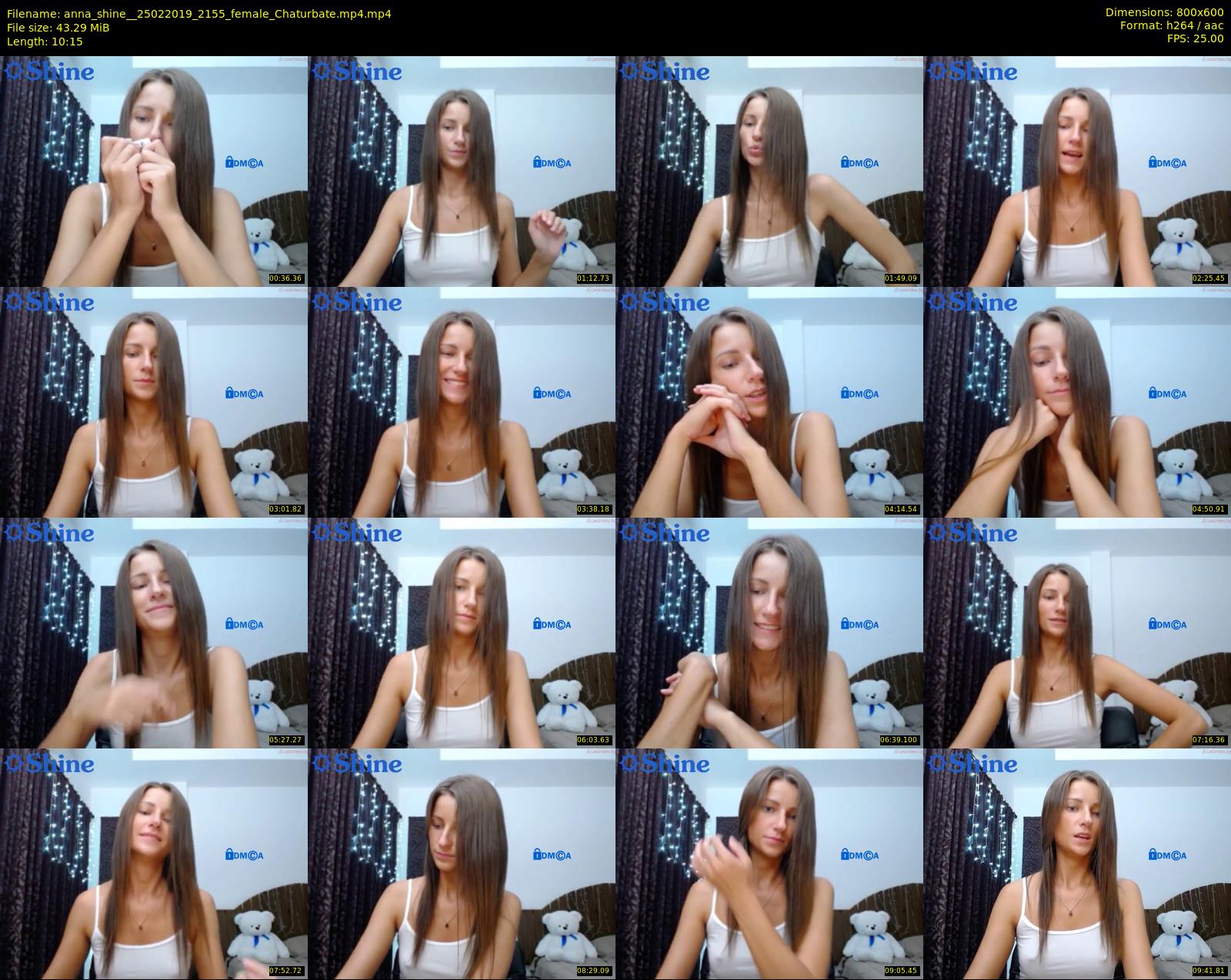 anna_shine_ — 11 minute Chaturbate female cam show recording, 480p, Feb 25, 2019