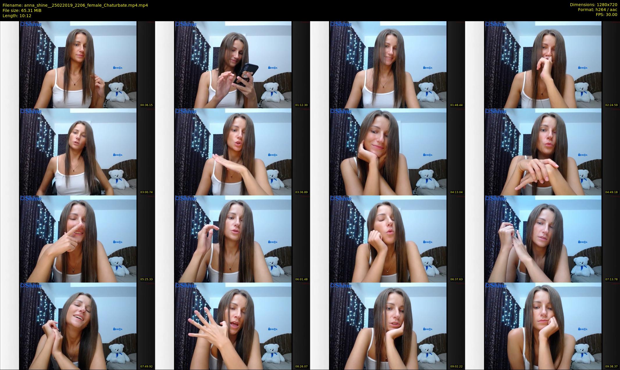 anna_shine_ — 11 minute Chaturbate female cam show recording, 720p, Feb 25, 2019