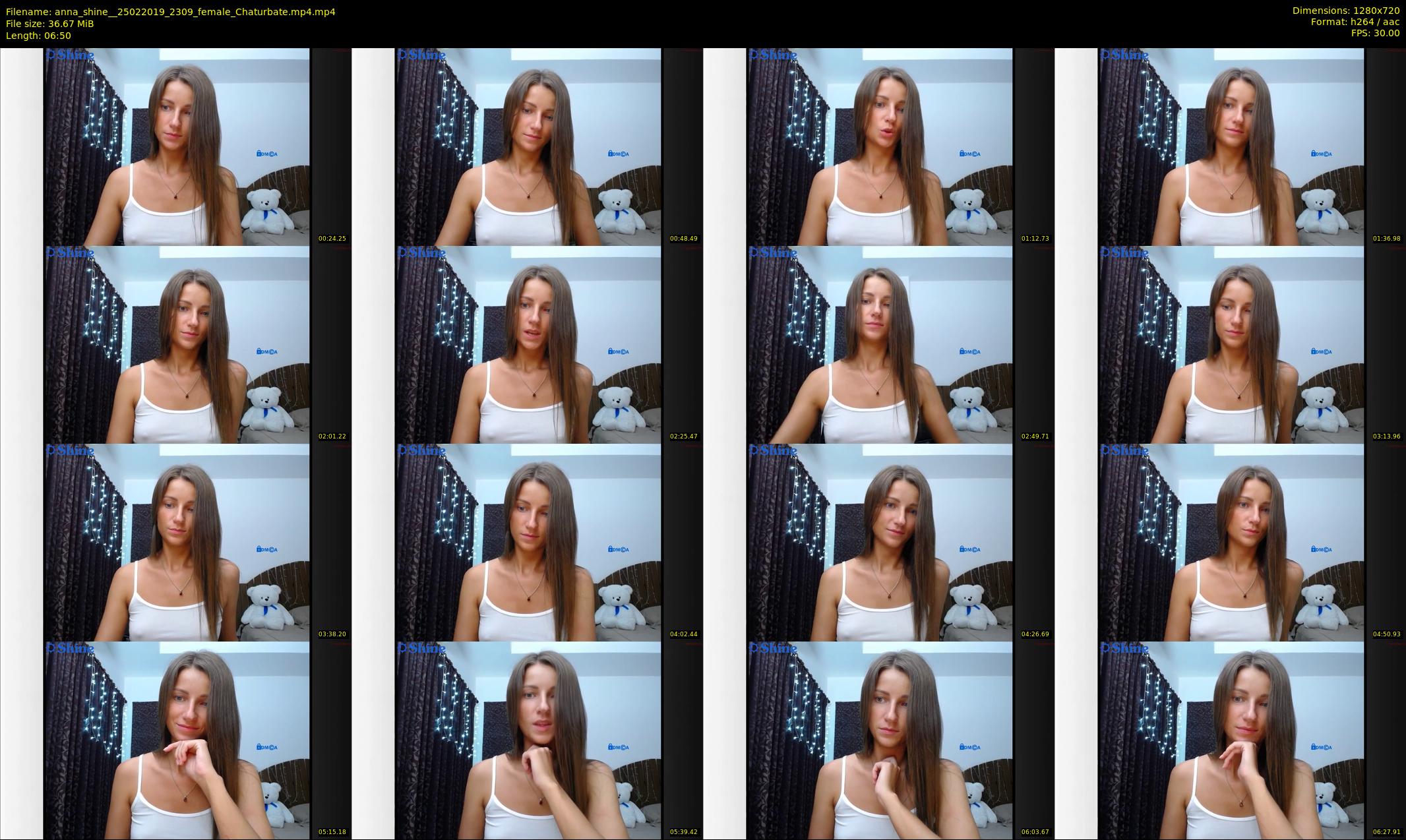 anna_shine_ — 7 minute Chaturbate female cam show recording, 720p, Feb 25, 2019