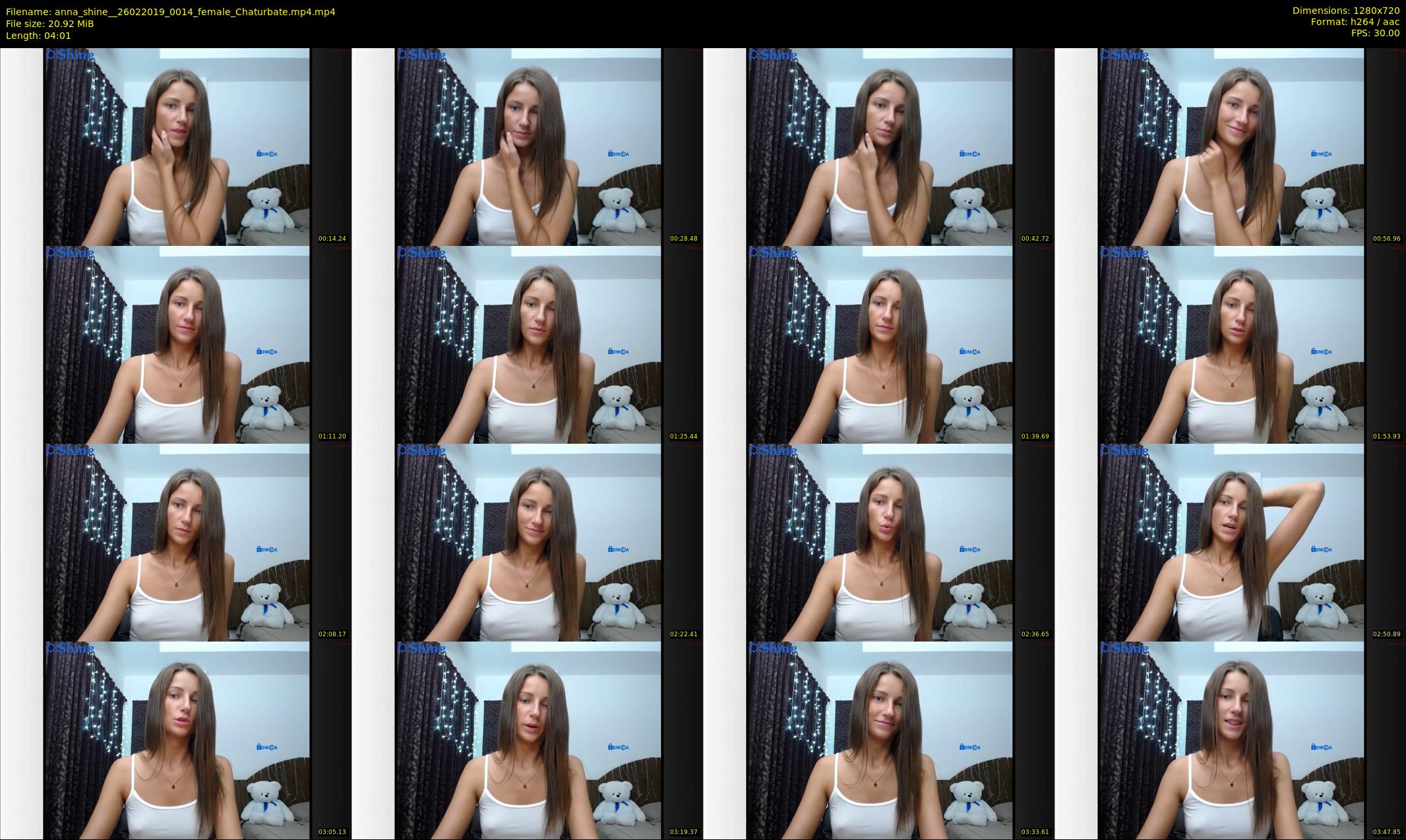 anna_shine_ — 5 minute Chaturbate female cam show recording, 720p, Feb 26, 2019