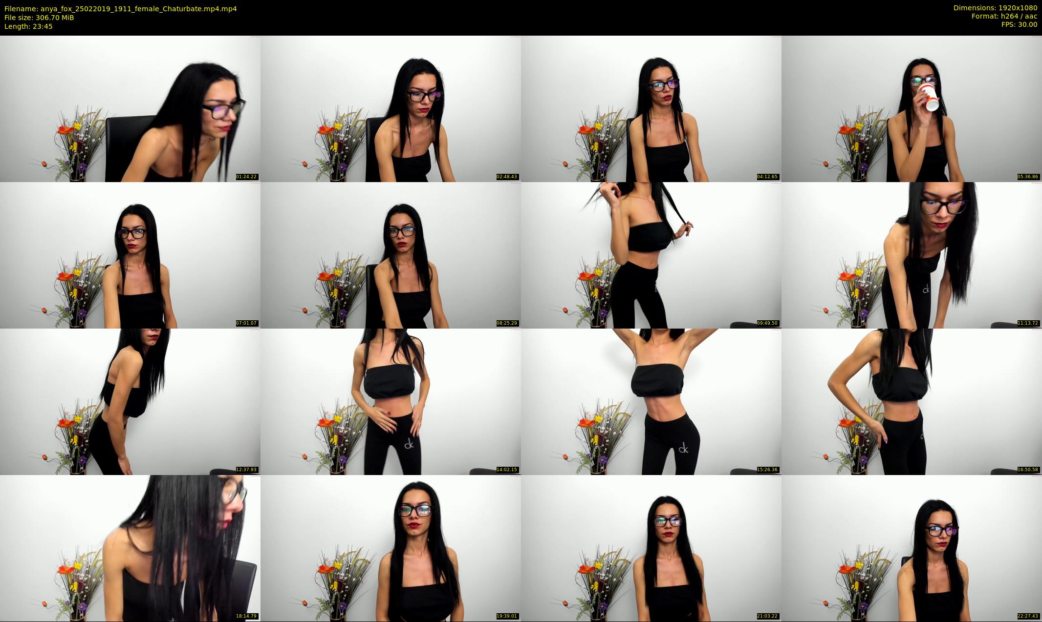 anya_fox — 24 minute Chaturbate female cam show recording, 1080p, Feb 25, 2019