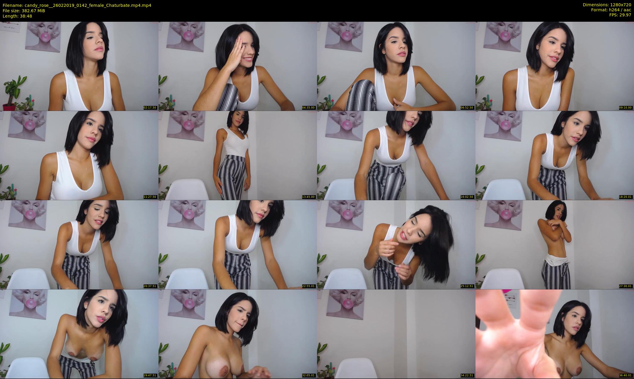 candy_rose_ — 39 minute Chaturbate female cam show recording, 720p, Feb 26, 2019