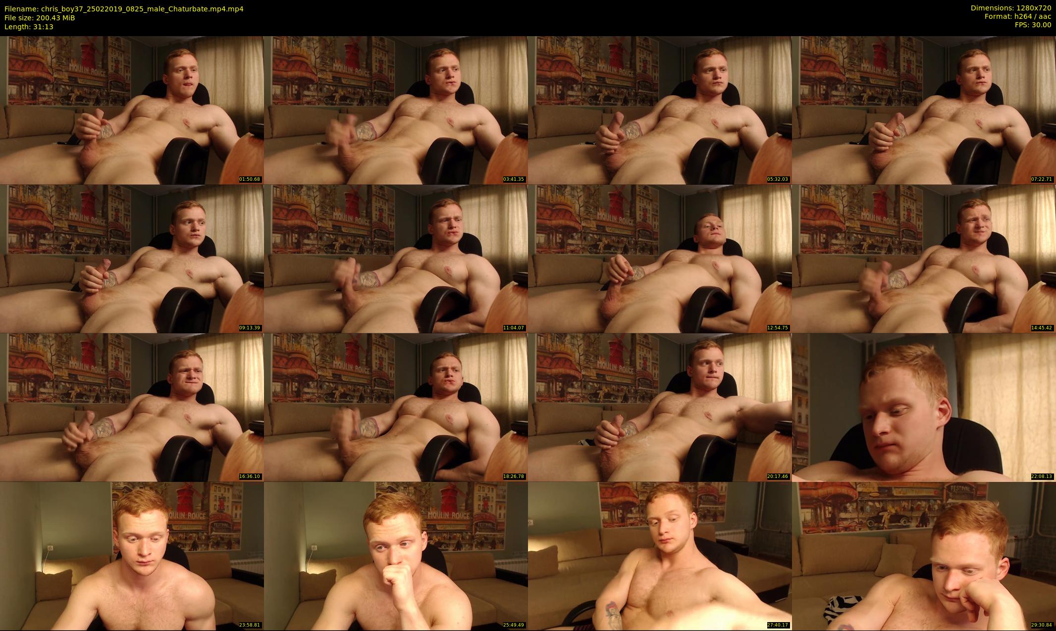 chris_boy37 — 32 minute Chaturbate male cam show recording, 720p, Feb 25, 2019