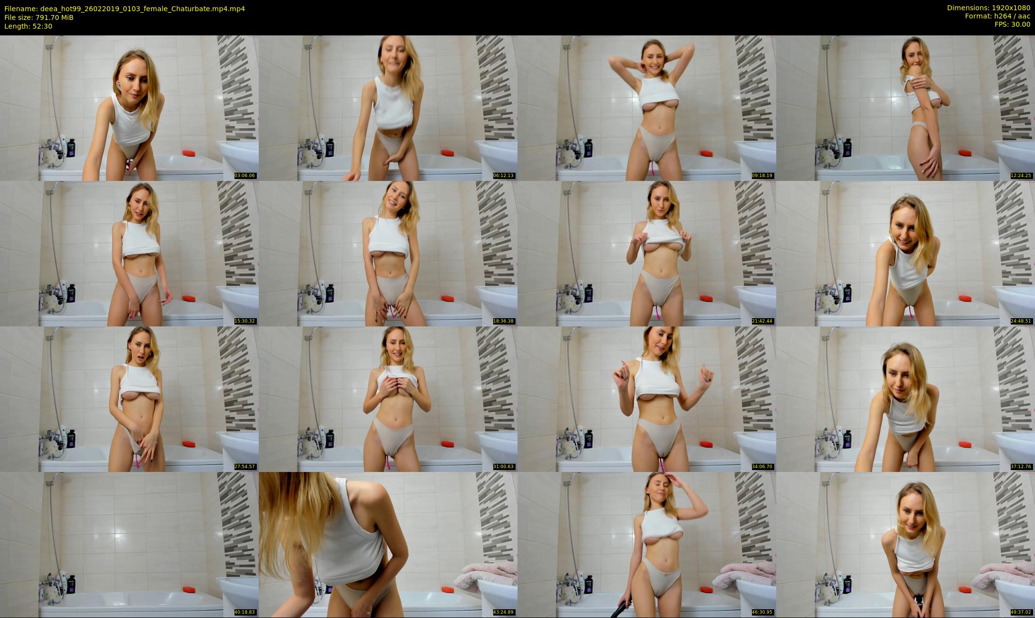 deea_hot99 — 53 minute Chaturbate female cam show recording, 1080p, Feb 26, 2019
