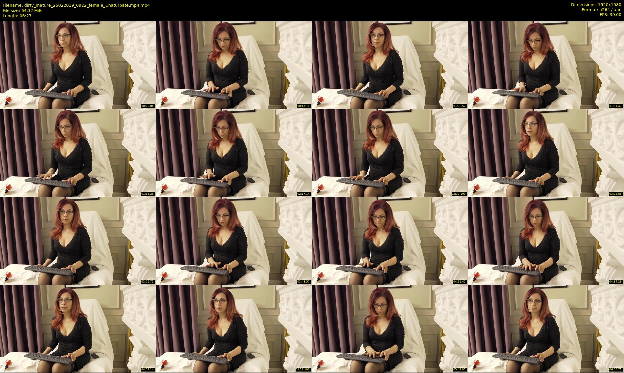 dirty_mature — 7 minute Chaturbate female cam show recording, 1080p, Feb 25, 2019