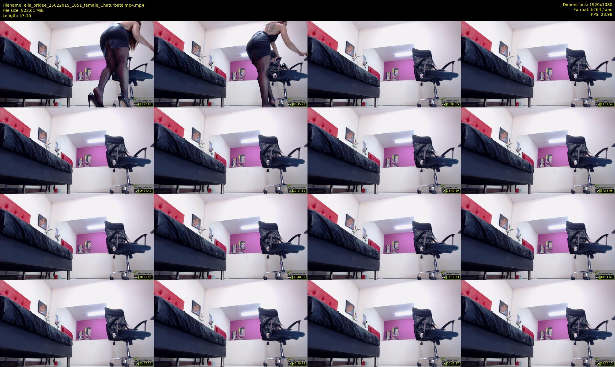 ella_pridee — 58 minute Chaturbate female cam show recording, 1080p, Feb 25, 2019