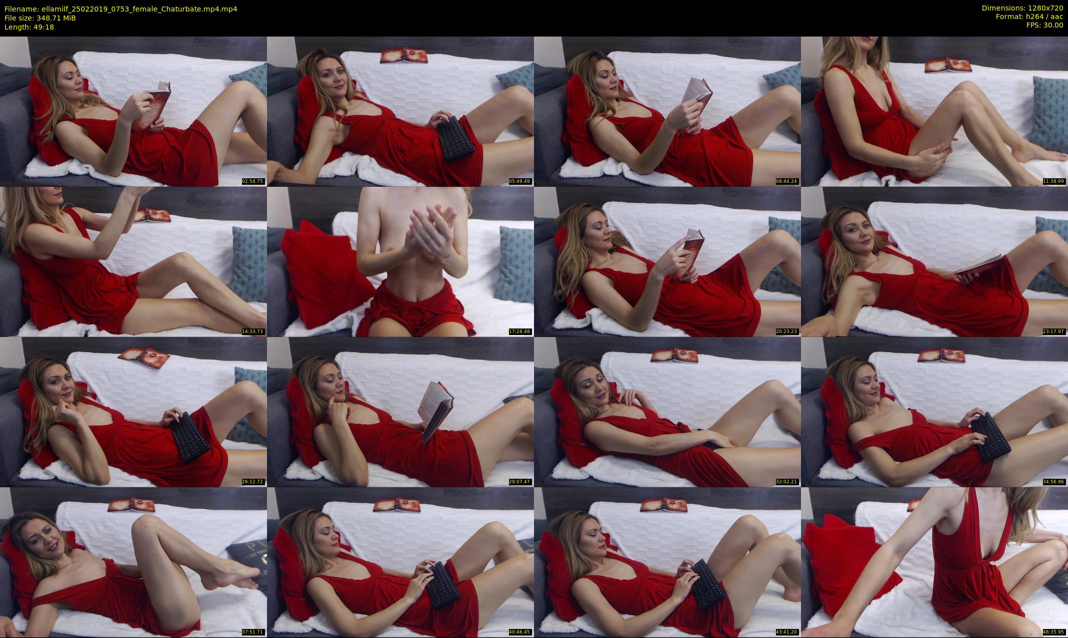 ellamilf — 50 minute Chaturbate female cam show recording, 720p, Feb 25, 2019