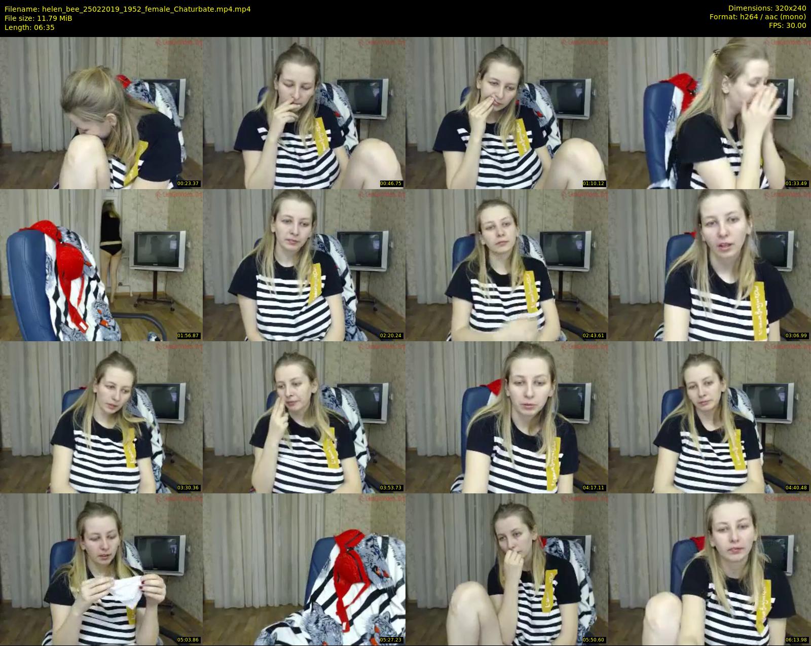 helen_bee — 7 minute Chaturbate female cam show recording, SD, Feb 25, 2019
