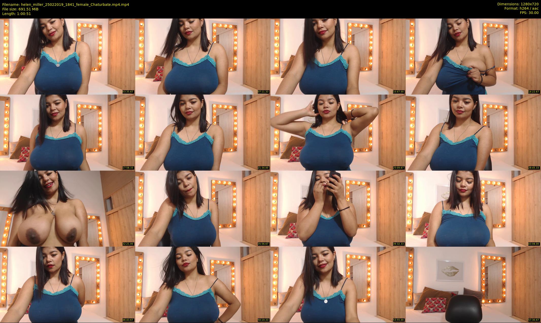 helen_miller — 61 minute Chaturbate female cam show recording, 720p, Feb 25, 2019