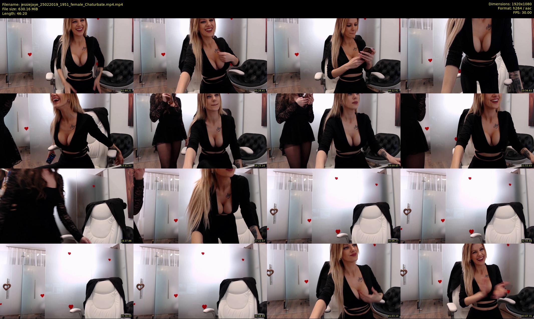 jessiejaye — 47 minute Chaturbate female cam show recording, 1080p, Feb 25, 2019