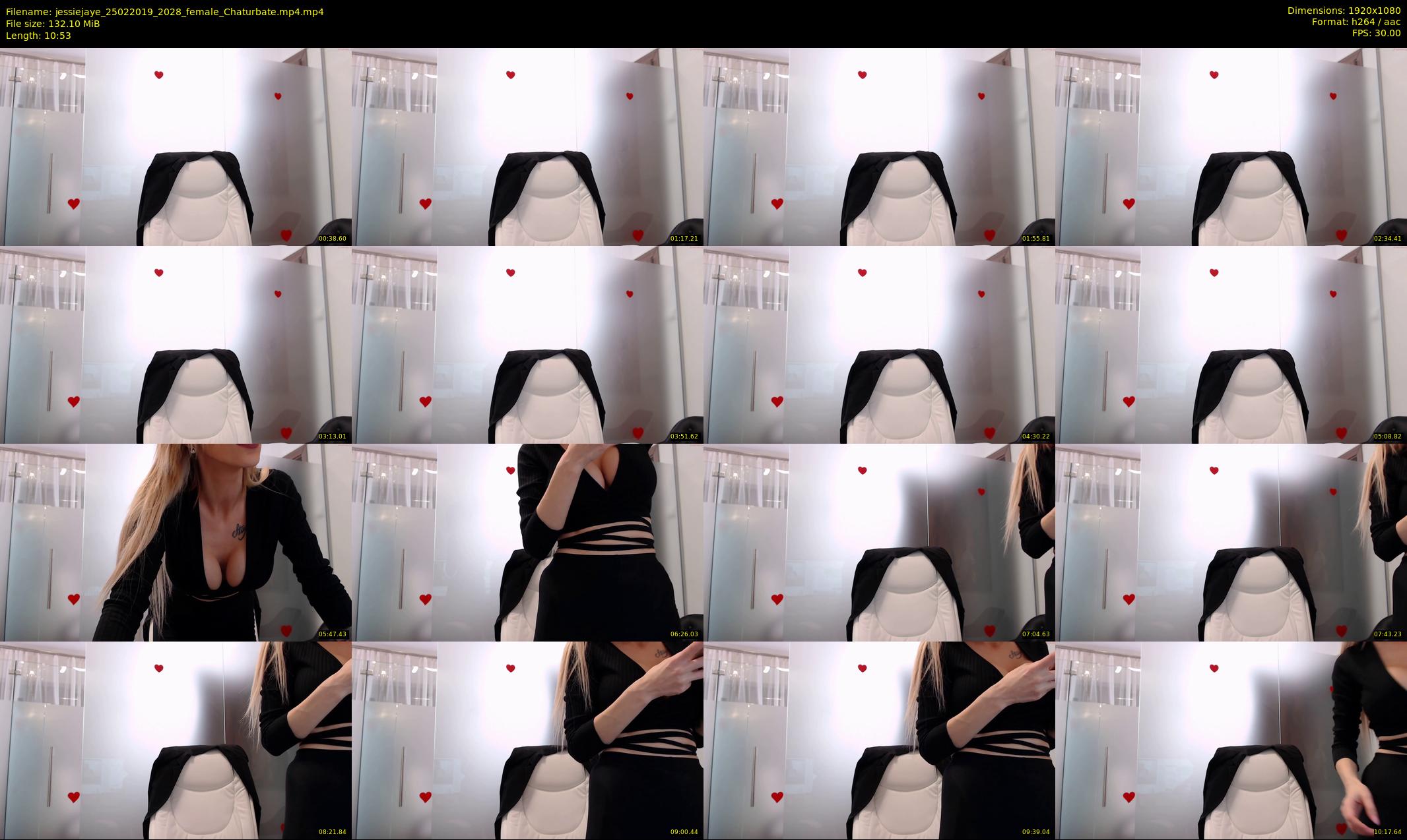 jessiejaye — 11 minute Chaturbate female cam show recording, 1080p, Feb 25, 2019