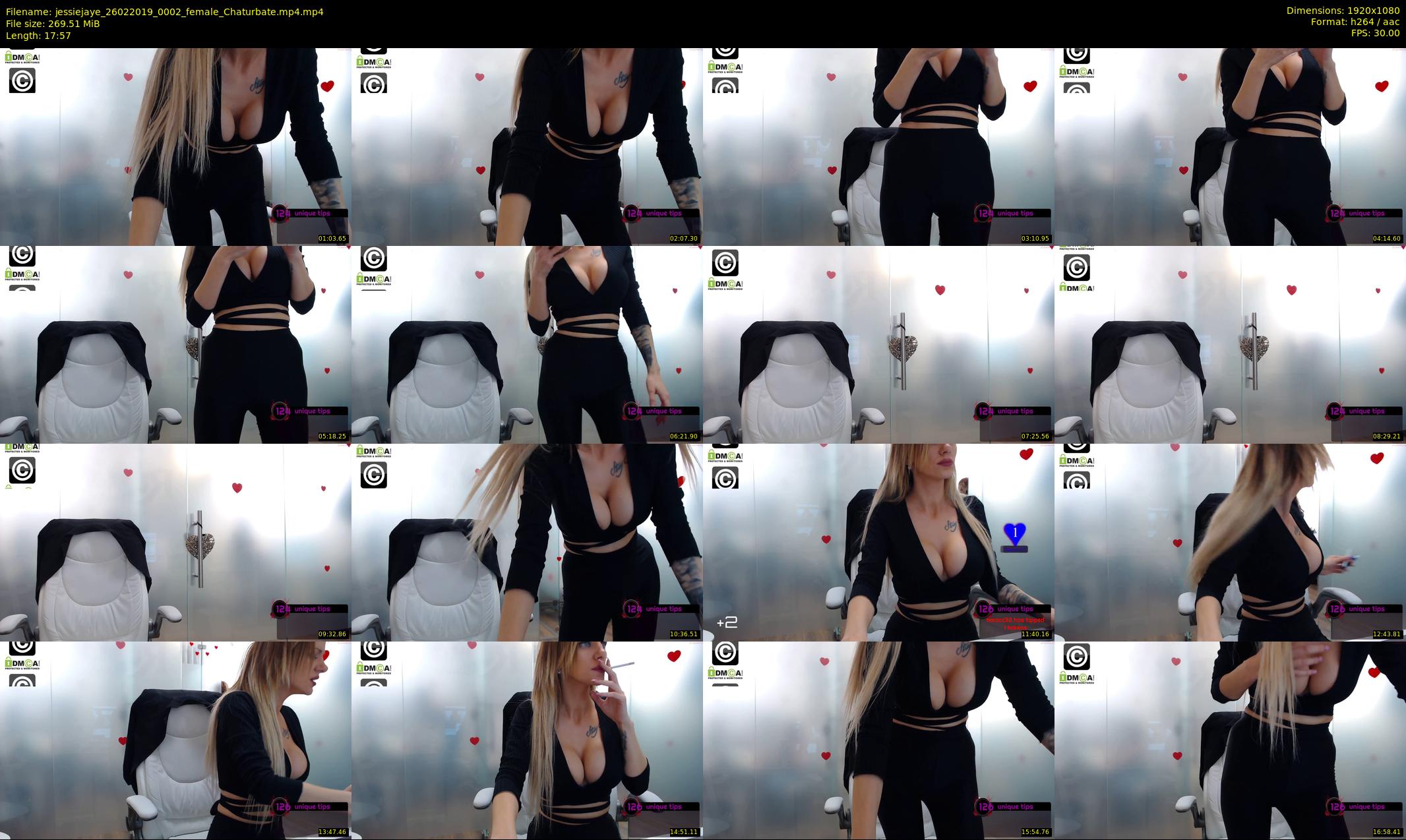 jessiejaye — 18 minute Chaturbate female cam show recording, 1080p, Feb 26, 2019