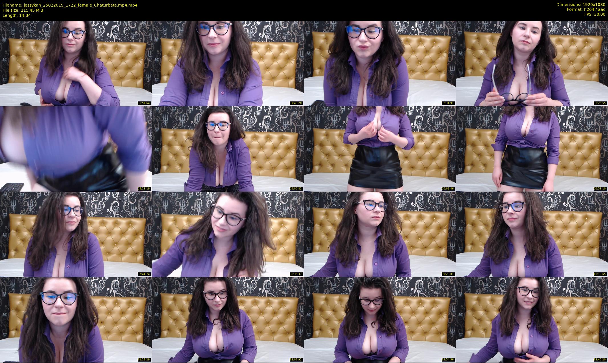jessykah — 15 minute Chaturbate female cam show recording, 1080p, Feb 25, 2019