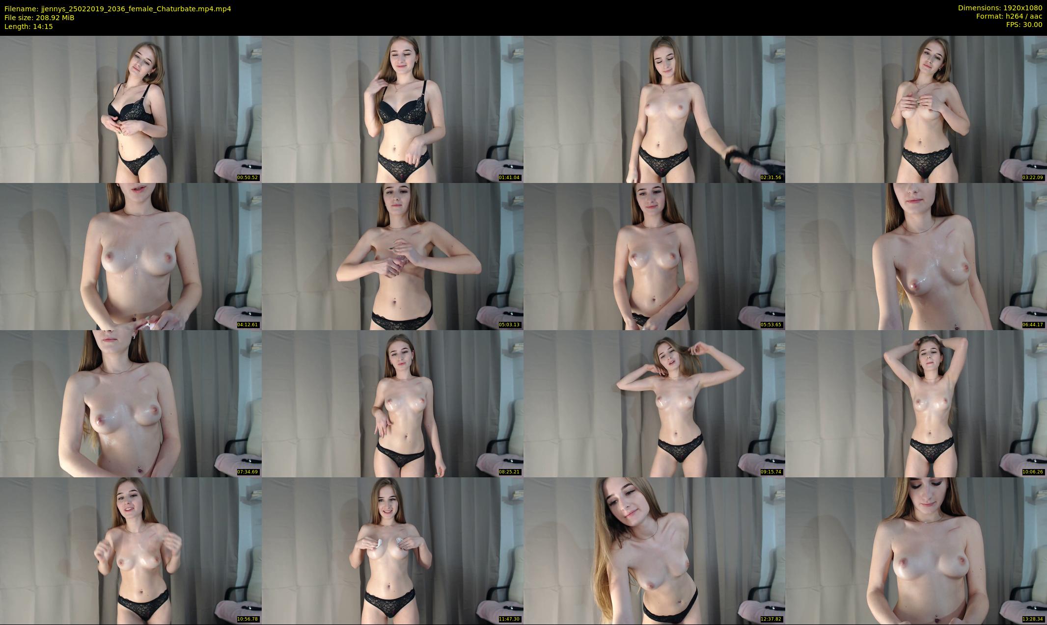 jjennys — 15 minute Chaturbate female cam show recording, 1080p, Feb 25, 2019