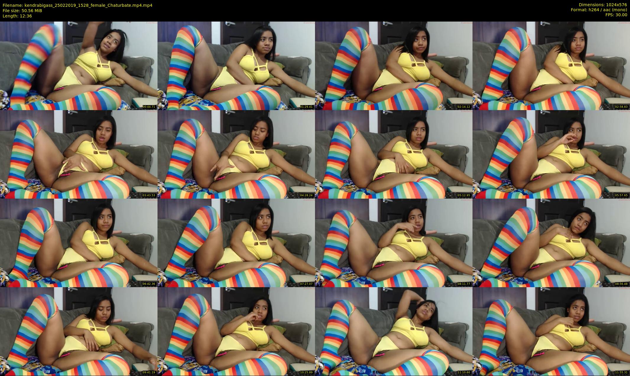 kendrabigass — 13 minute Chaturbate female cam show recording, 480p, Feb 25, 2019