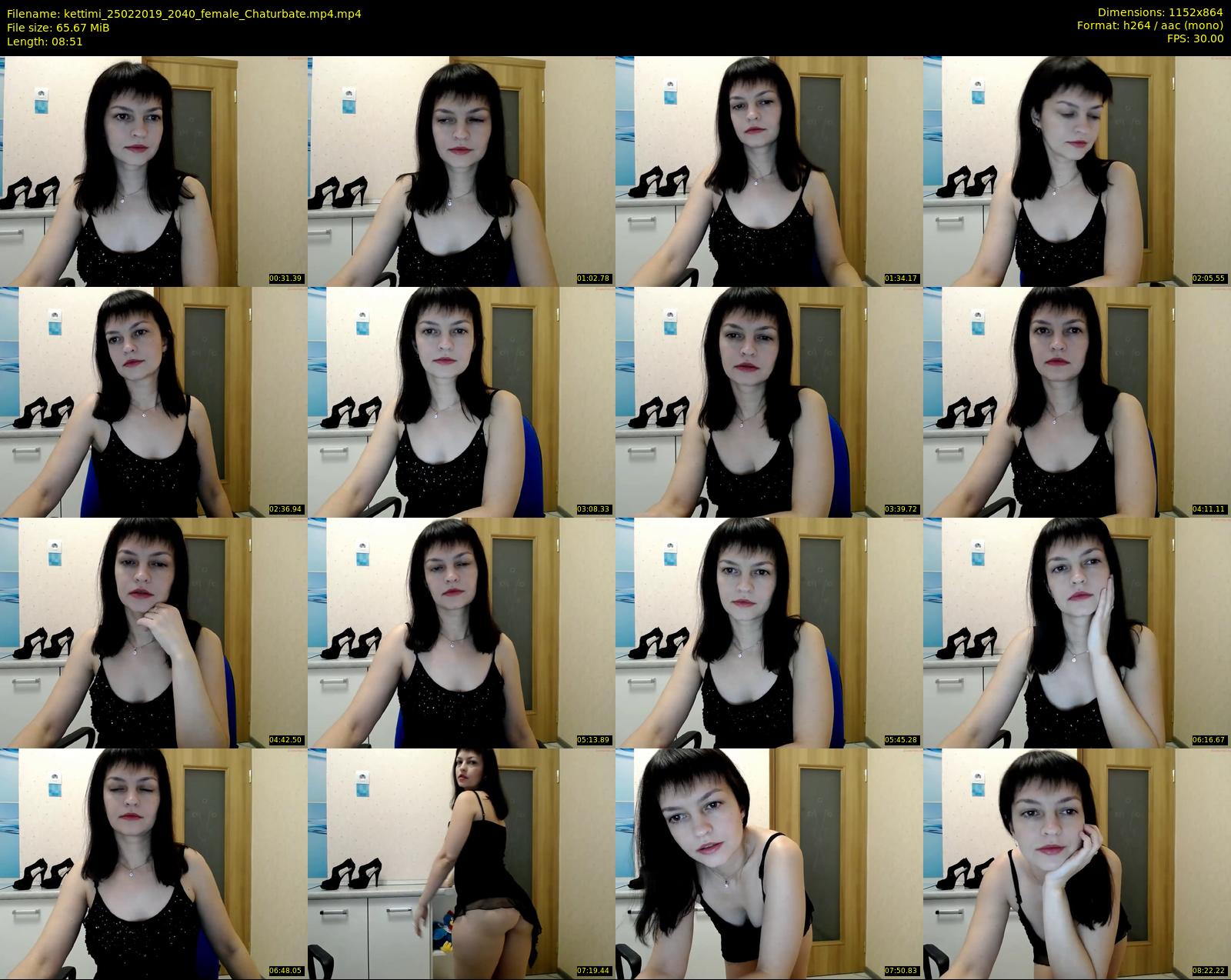 kettimi — 9 minute Chaturbate female cam show recording, 720p, Feb 25, 2019