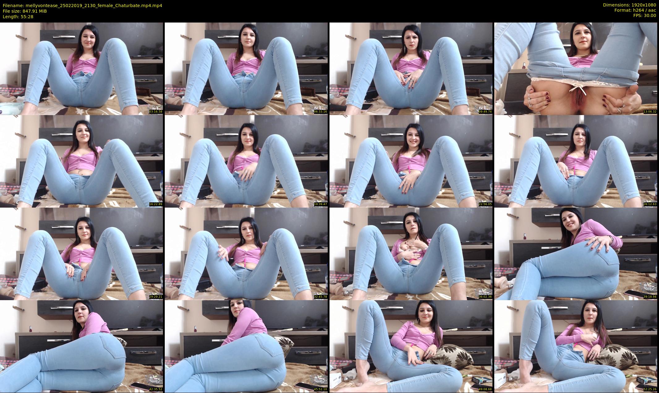 mellyvontease — 56 minute Chaturbate female cam show recording, 1080p, Feb 25, 2019