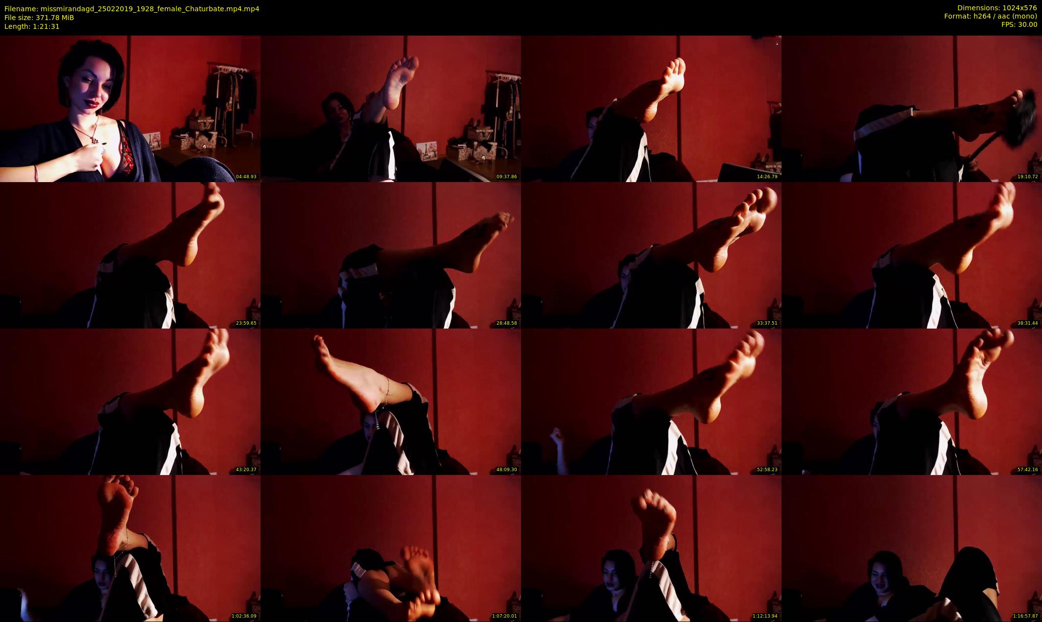 missmirandagd — 82 minute Chaturbate female cam show recording, 480p, Feb 25, 2019