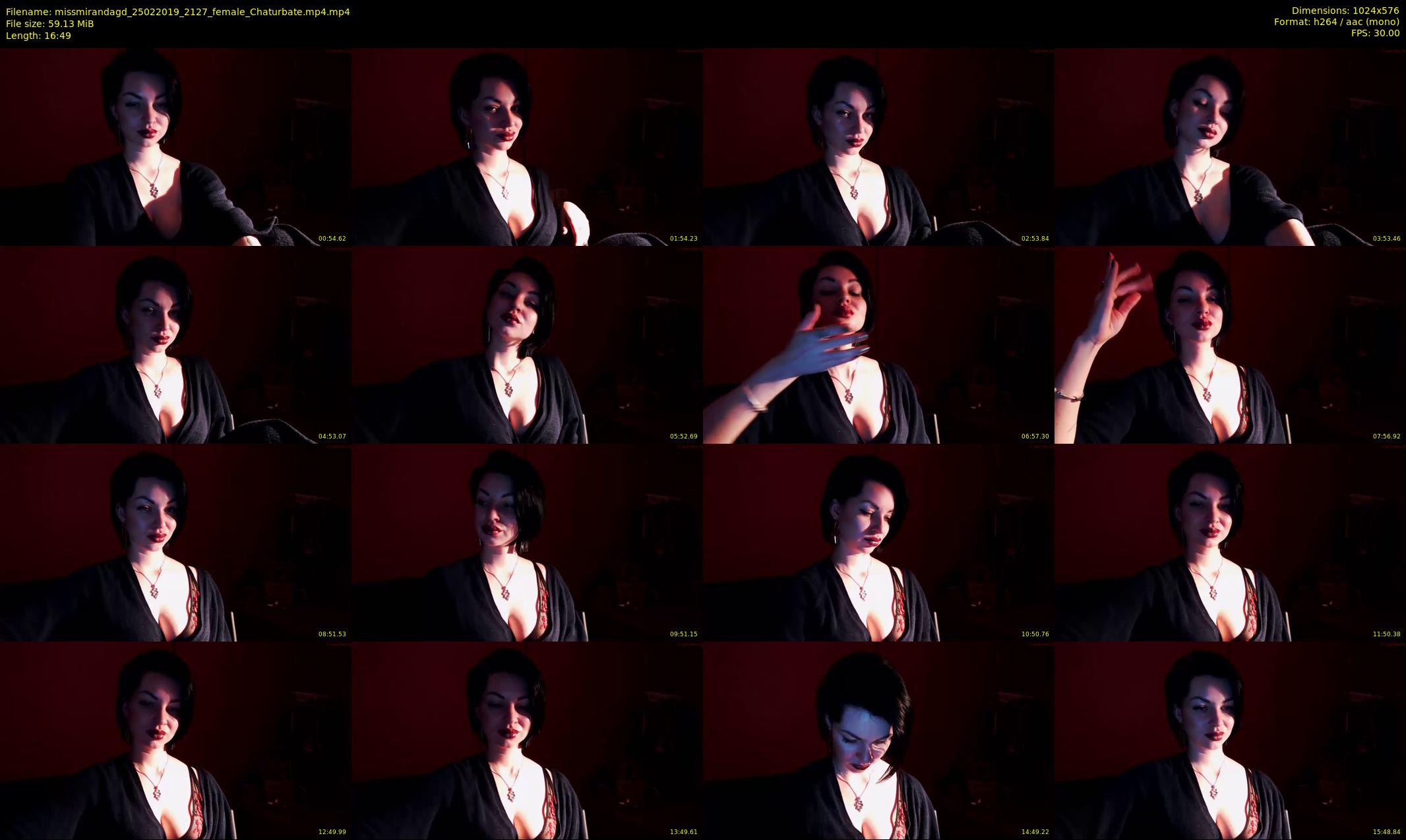 missmirandagd — 17 minute Chaturbate female cam show recording, 480p, Feb 25, 2019