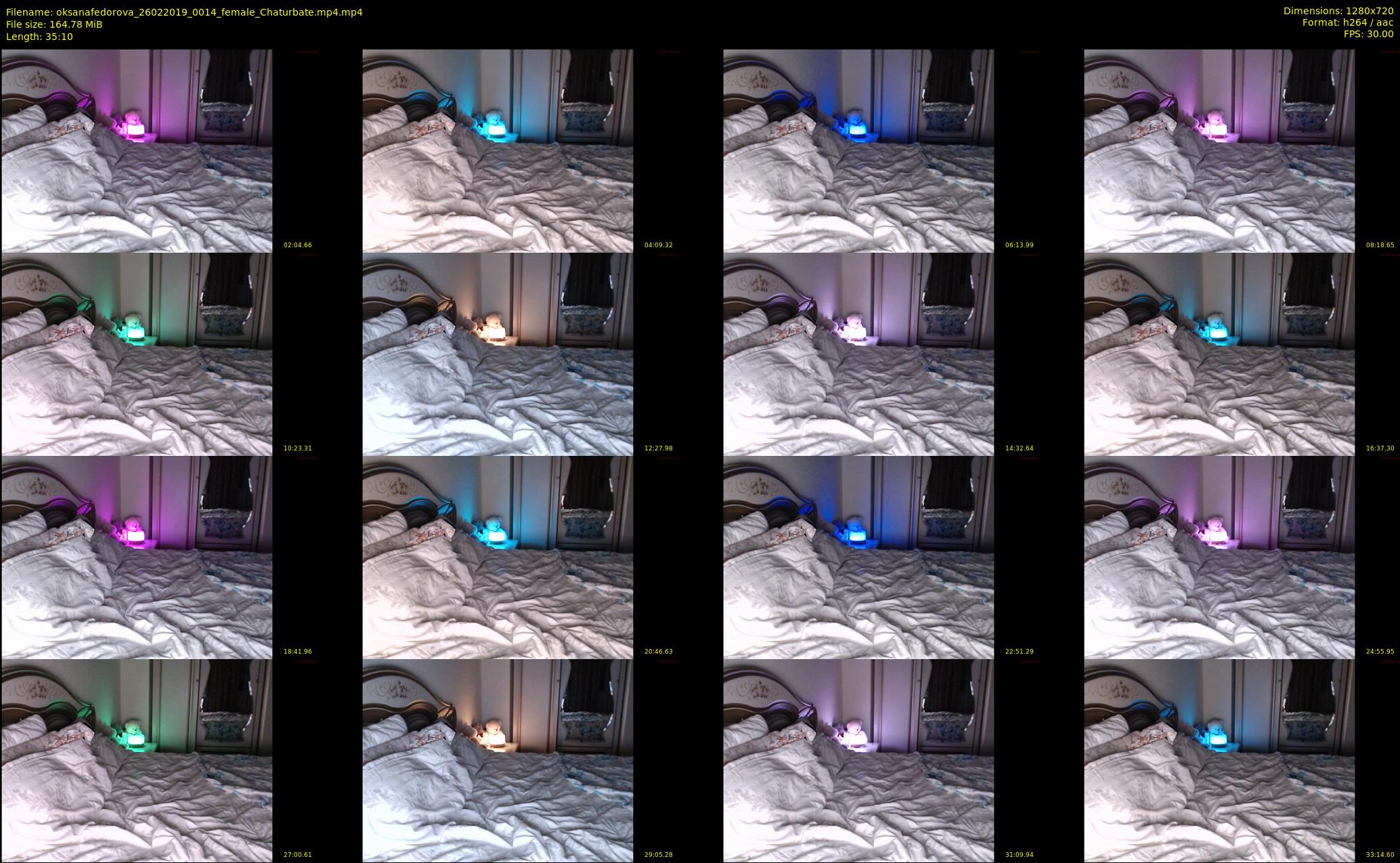 oksanafedorova — 36 minute Chaturbate female cam show recording, 720p, Feb 26, 2019