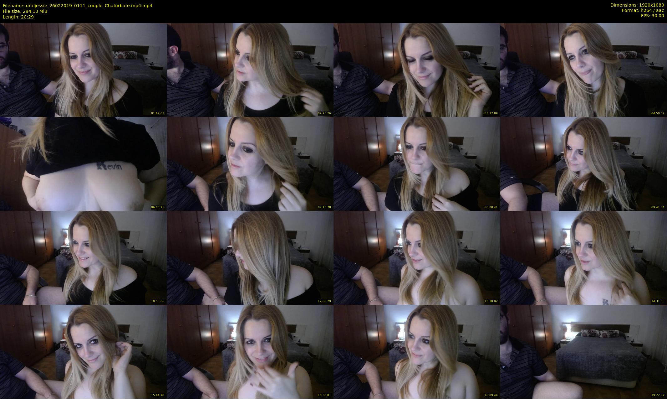 oraljessie — 21 minute Chaturbate couple cam show recording, 1080p, Feb 26, 2019