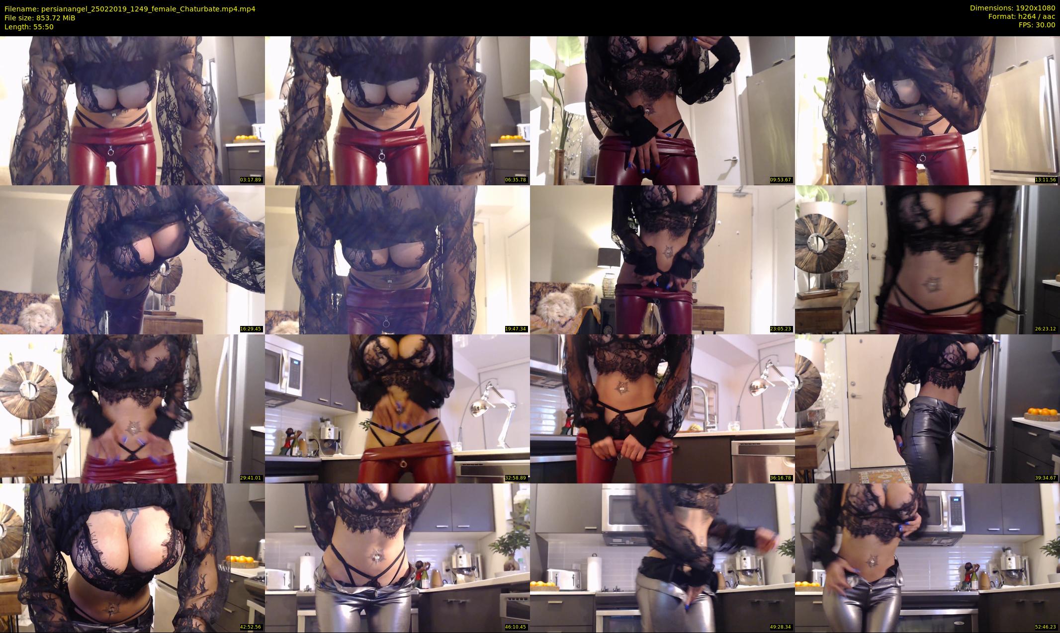 persianangel — 56 minute Chaturbate female cam show recording, 1080p, Feb 25, 2019