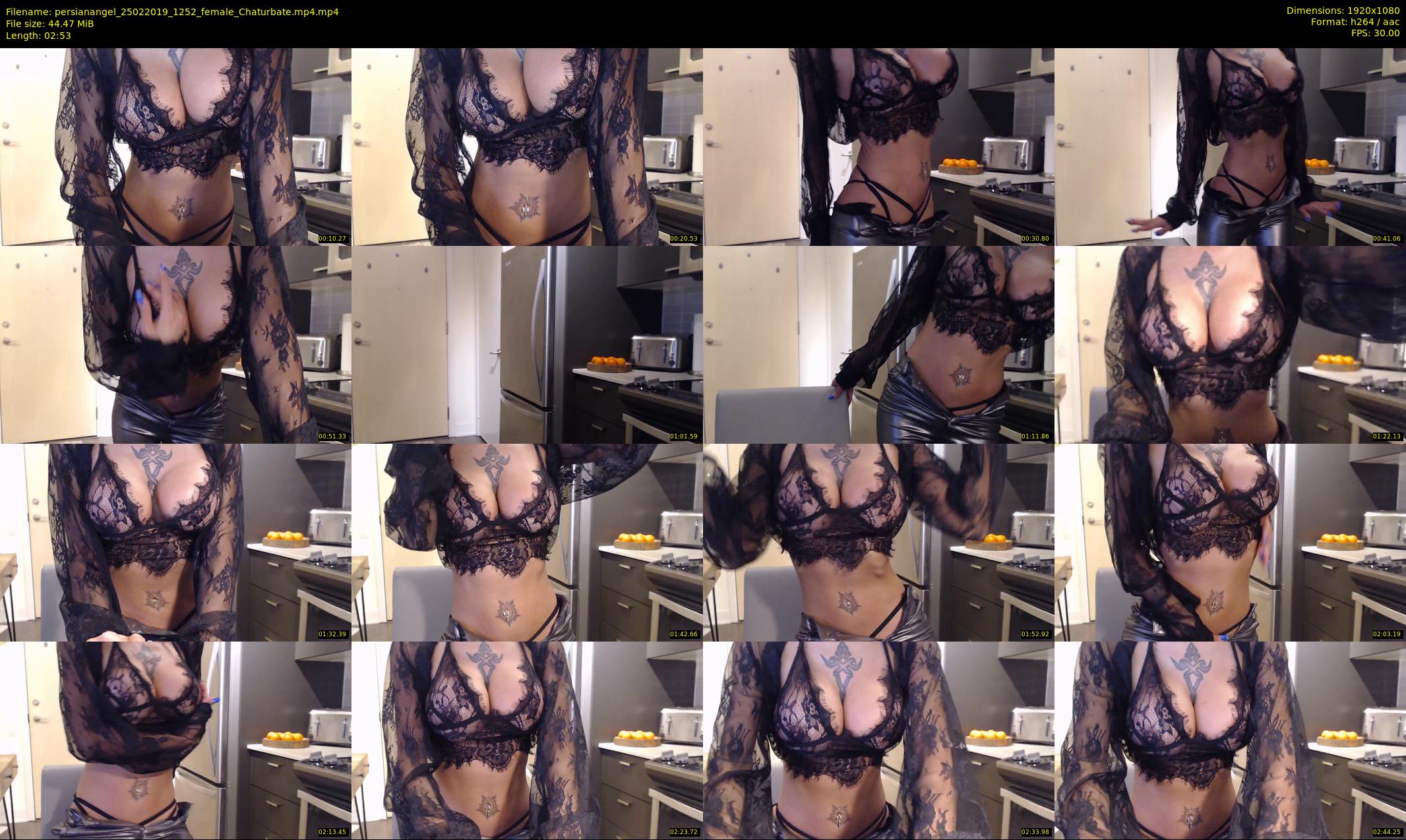 persianangel — 3 minute Chaturbate female cam show recording, 1080p, Feb 25, 2019