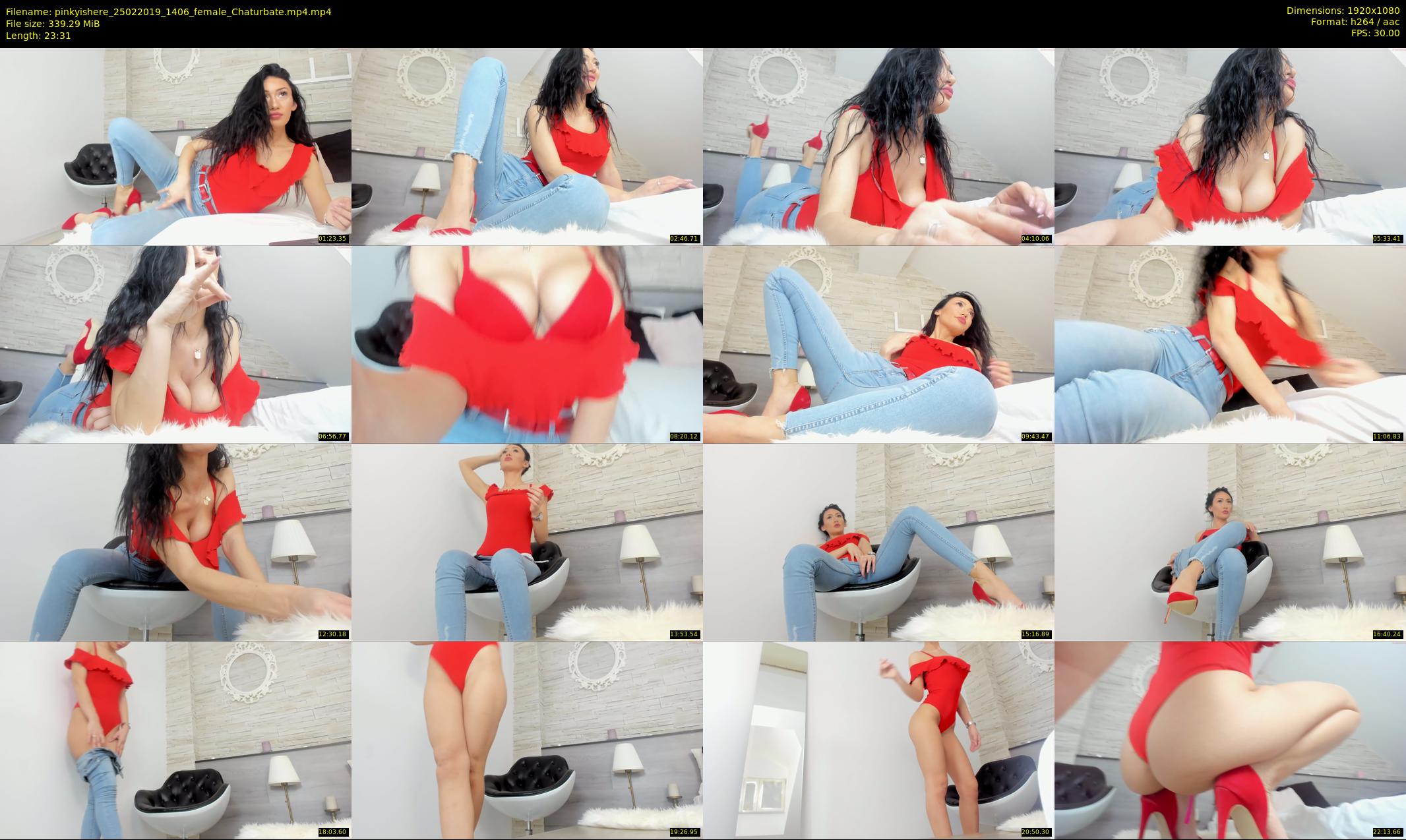 pinkyishere — 24 minute Chaturbate female cam show recording, 1080p, Feb 25, 2019