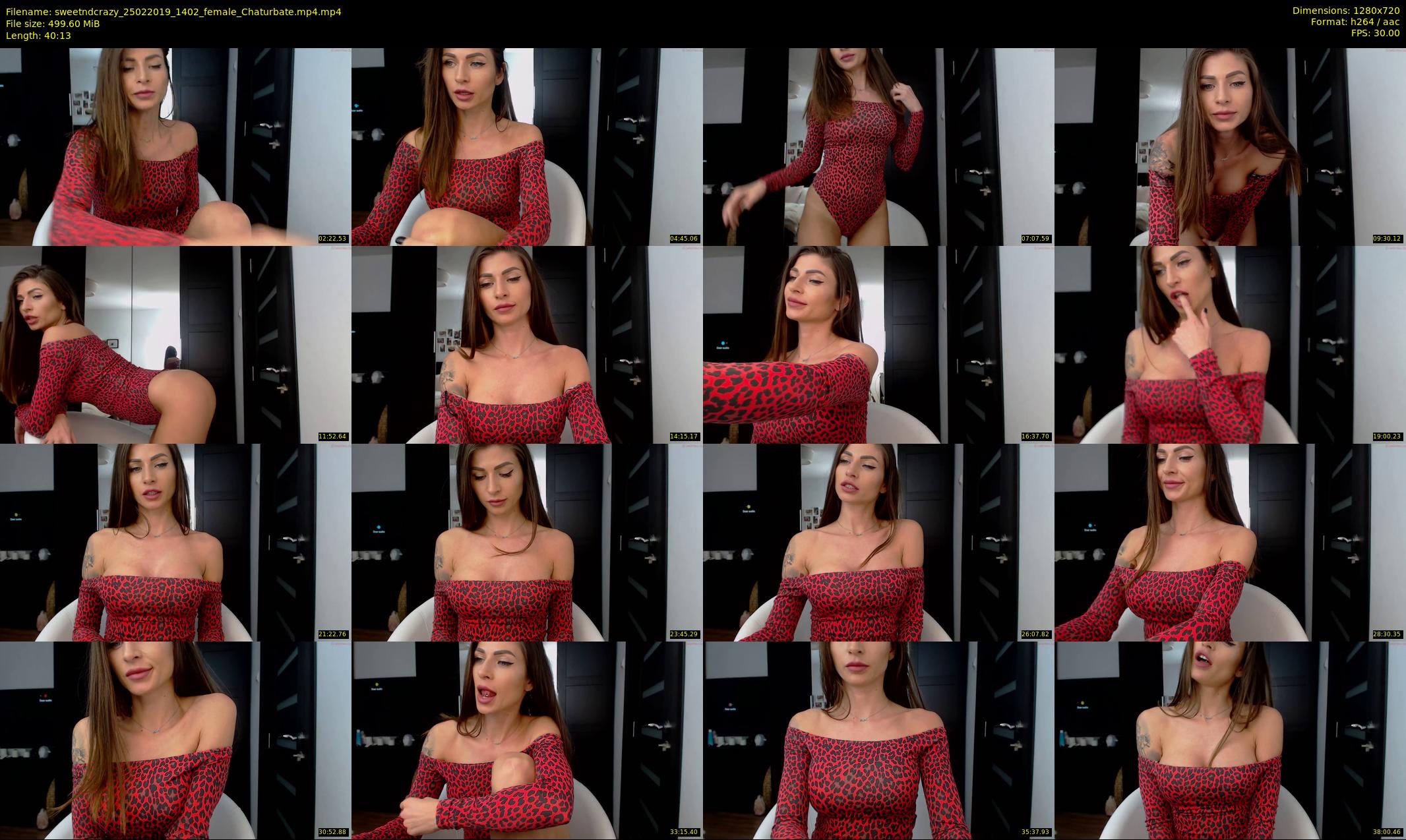 sweetndcrazy — 41 minute Chaturbate female cam show recording, 720p, Feb 25, 2019